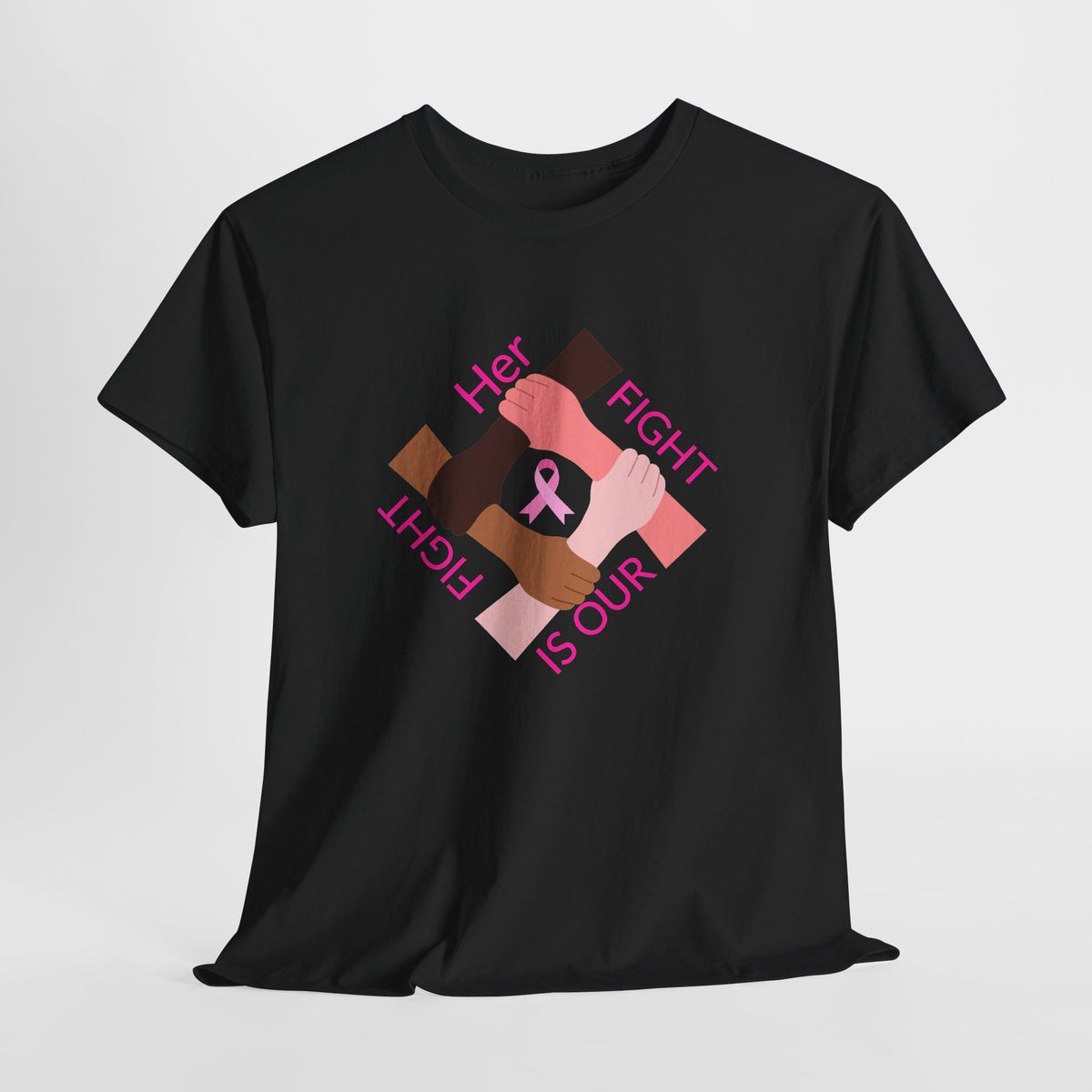 Her Fight Is Our Fight Breast Cancer Awareness T-Shirt