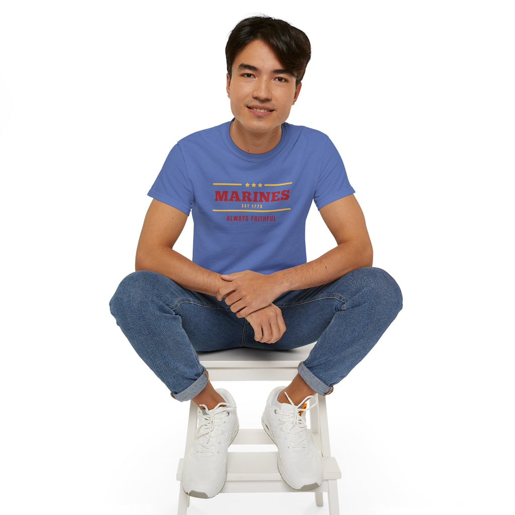 Marines "Always Faithful" Cotton Tee