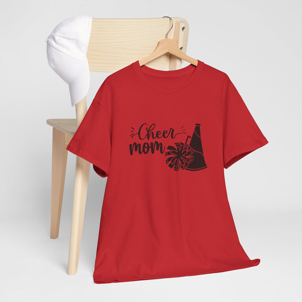 Cheer Mom T-Shirt — Pom Pom & Megaphone Mom Tee