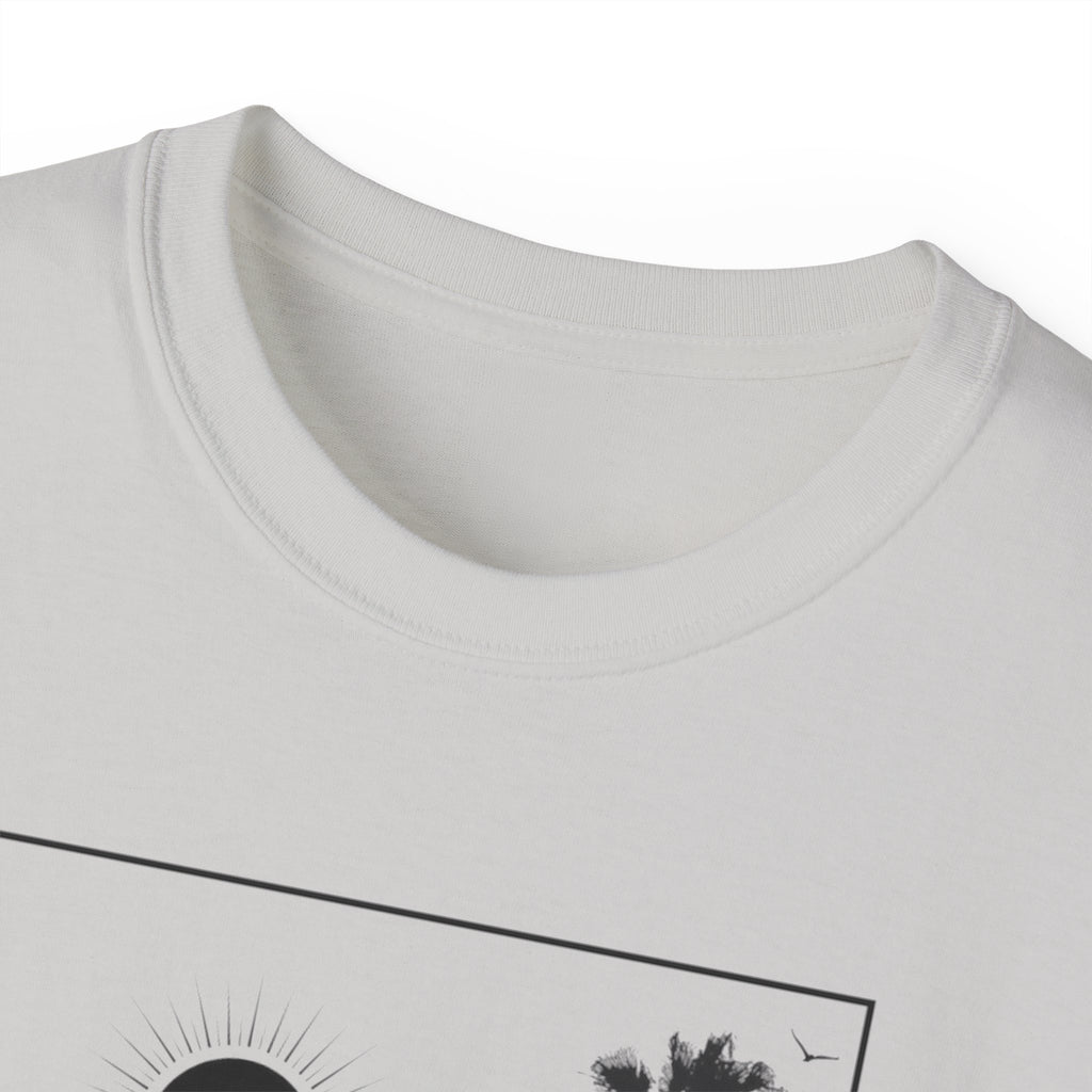 Vacation Loading T‑Shirt — Retro Palm & Sunset Graphic Tee