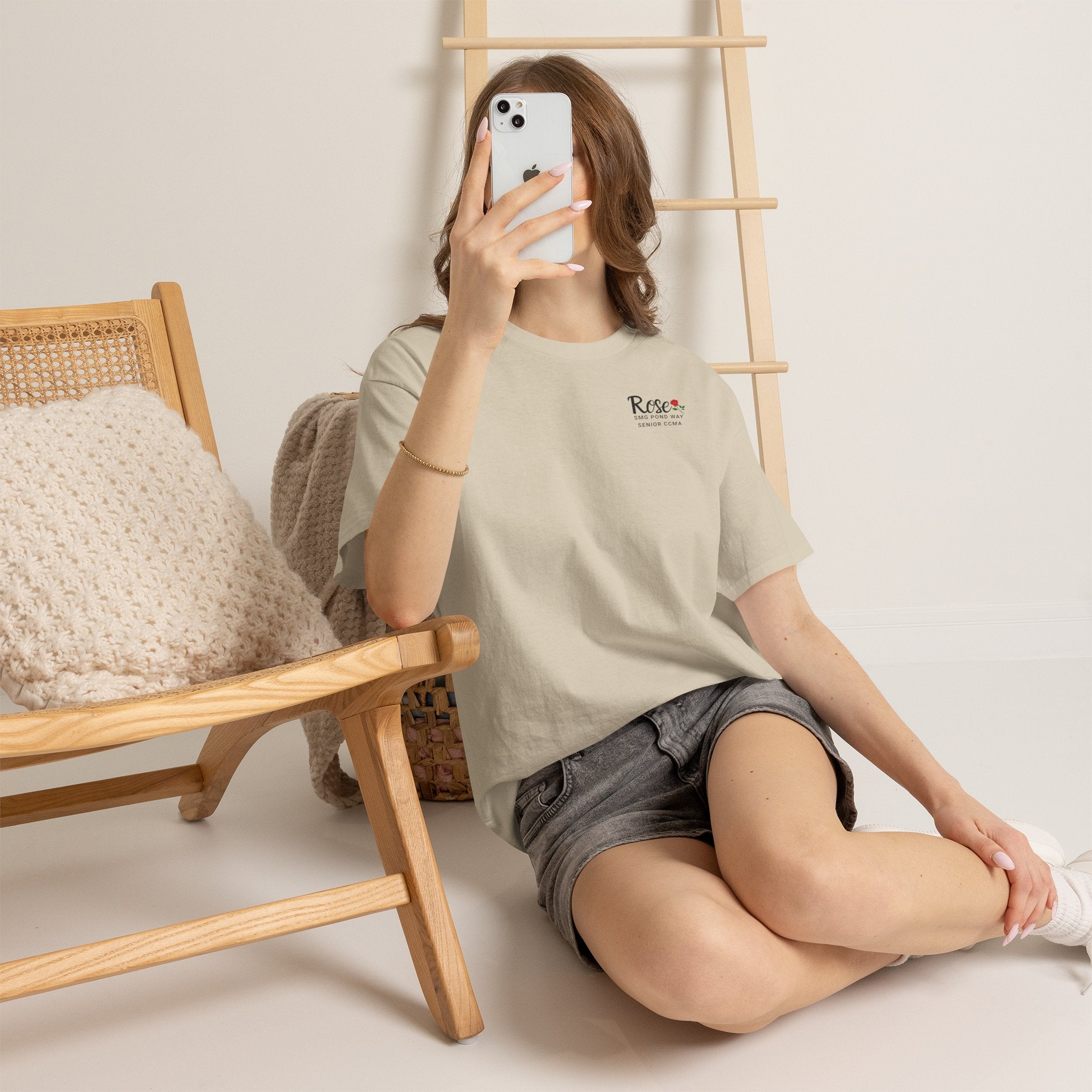 Rose Logo Work T-shirt with Rose emblem
