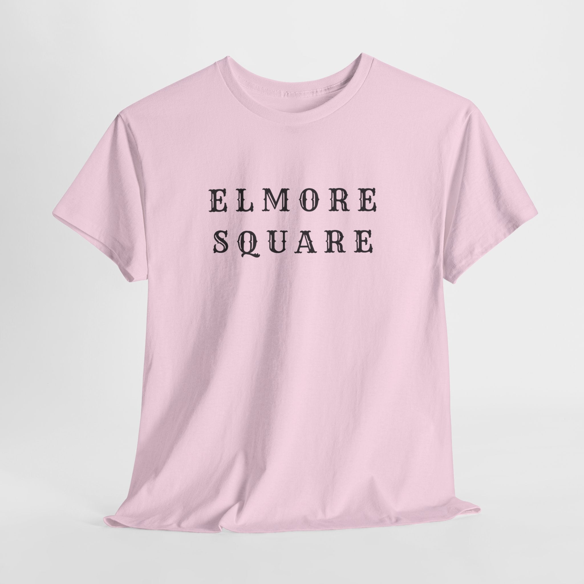 Elmore Square Vintage Text T-Shirt