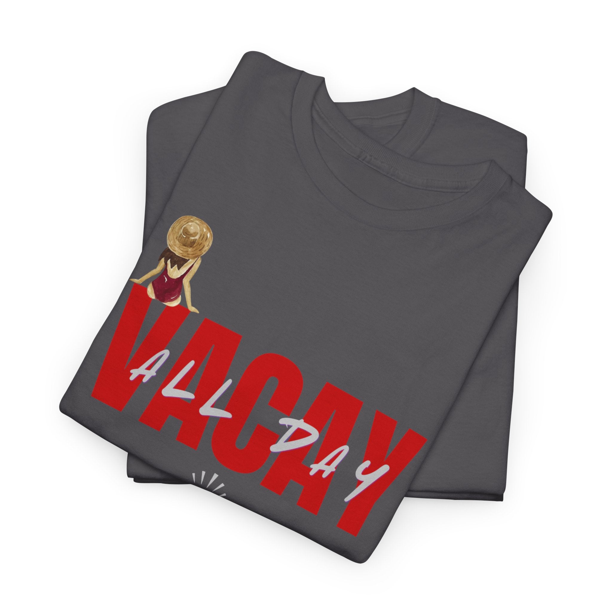 Slay All Night Graphic Tee — "Slay All Night" Red Text Party Shirt