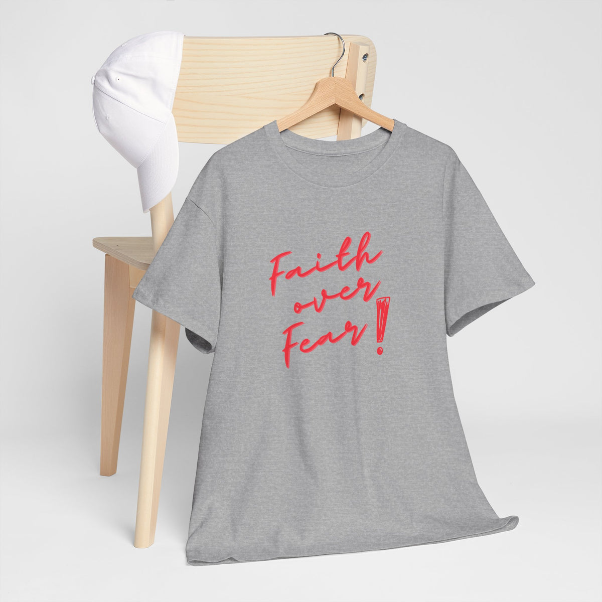 Faith Over Fear T-Shirt — Inspirational Christian Tee