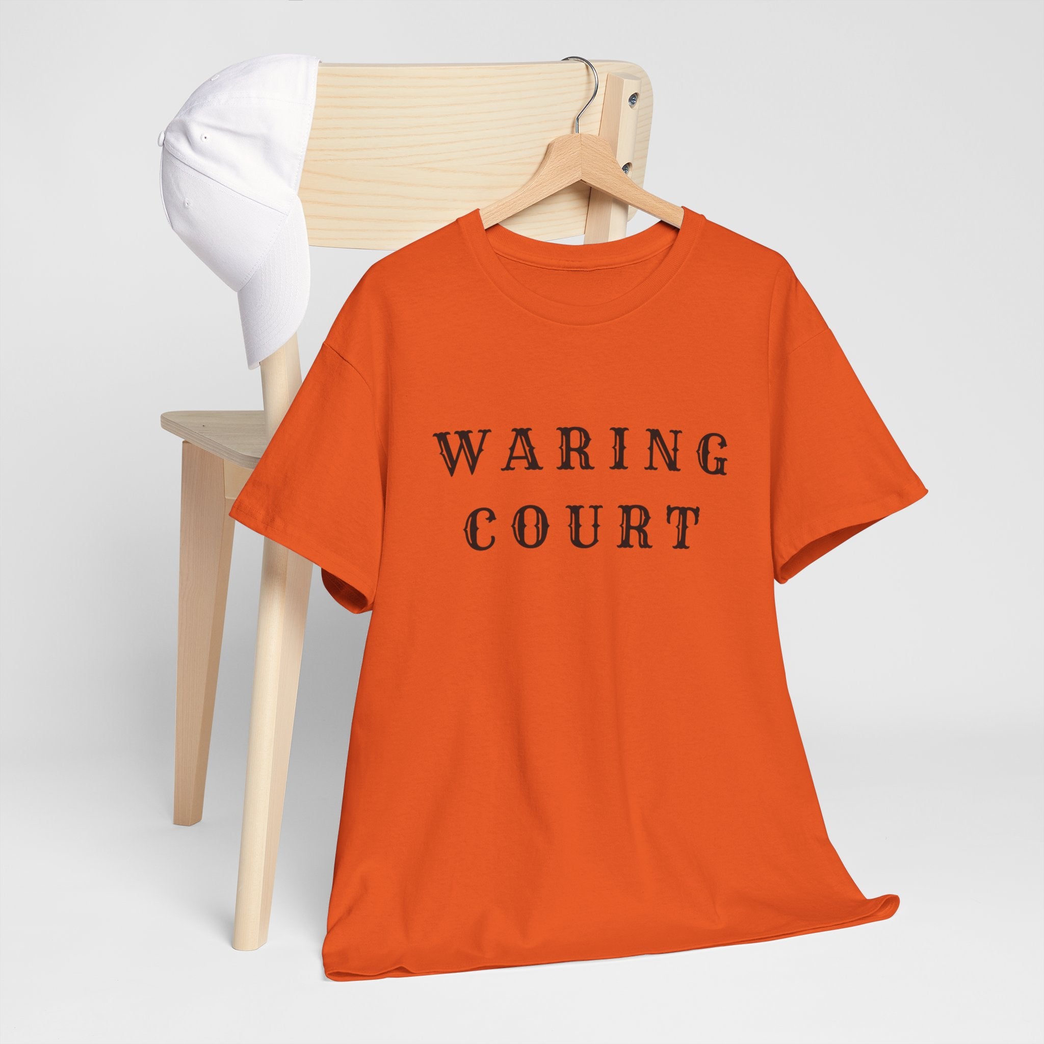Waring Court Vintage Lettering T‑Shirt