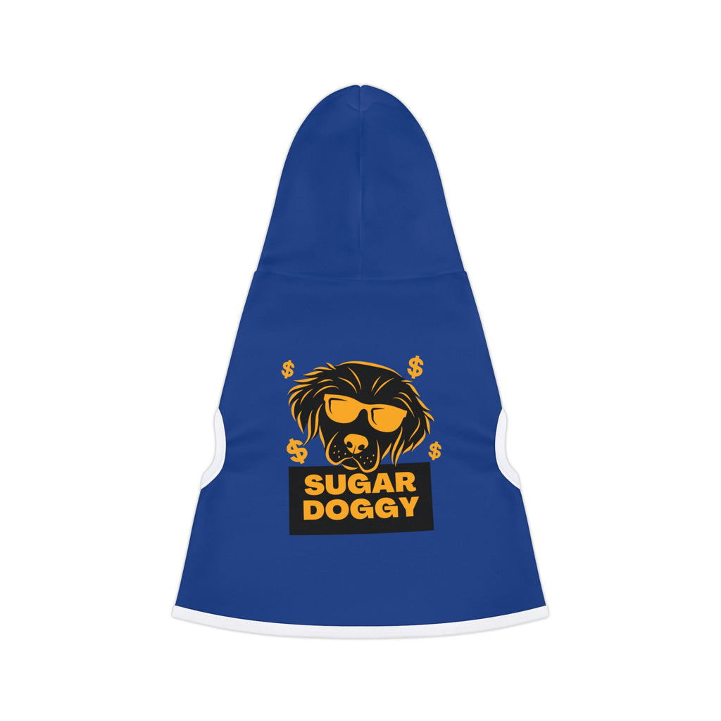 Sugar Doggy Pet Hoodie — Cool Dog Hoodie with Sunglasses Graphic