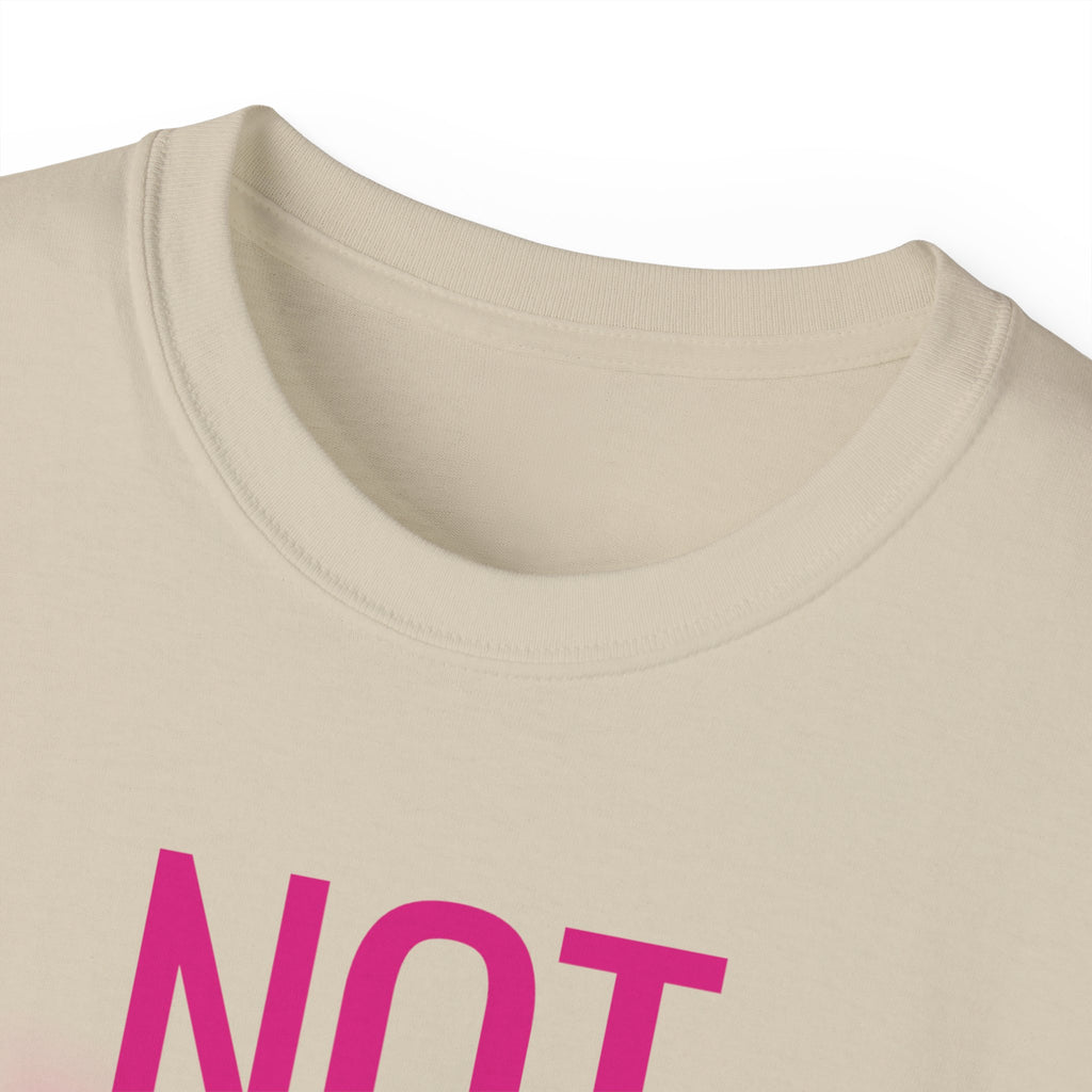 Not Today Cancer T-Shirt — Inspirational Cancer Awareness Tee with Pink Ribbon