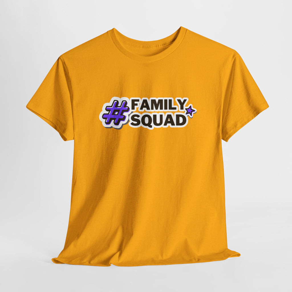 Family Squad T-Shirt — #FamilySquad Graphic Tee for Matching Family Outfits