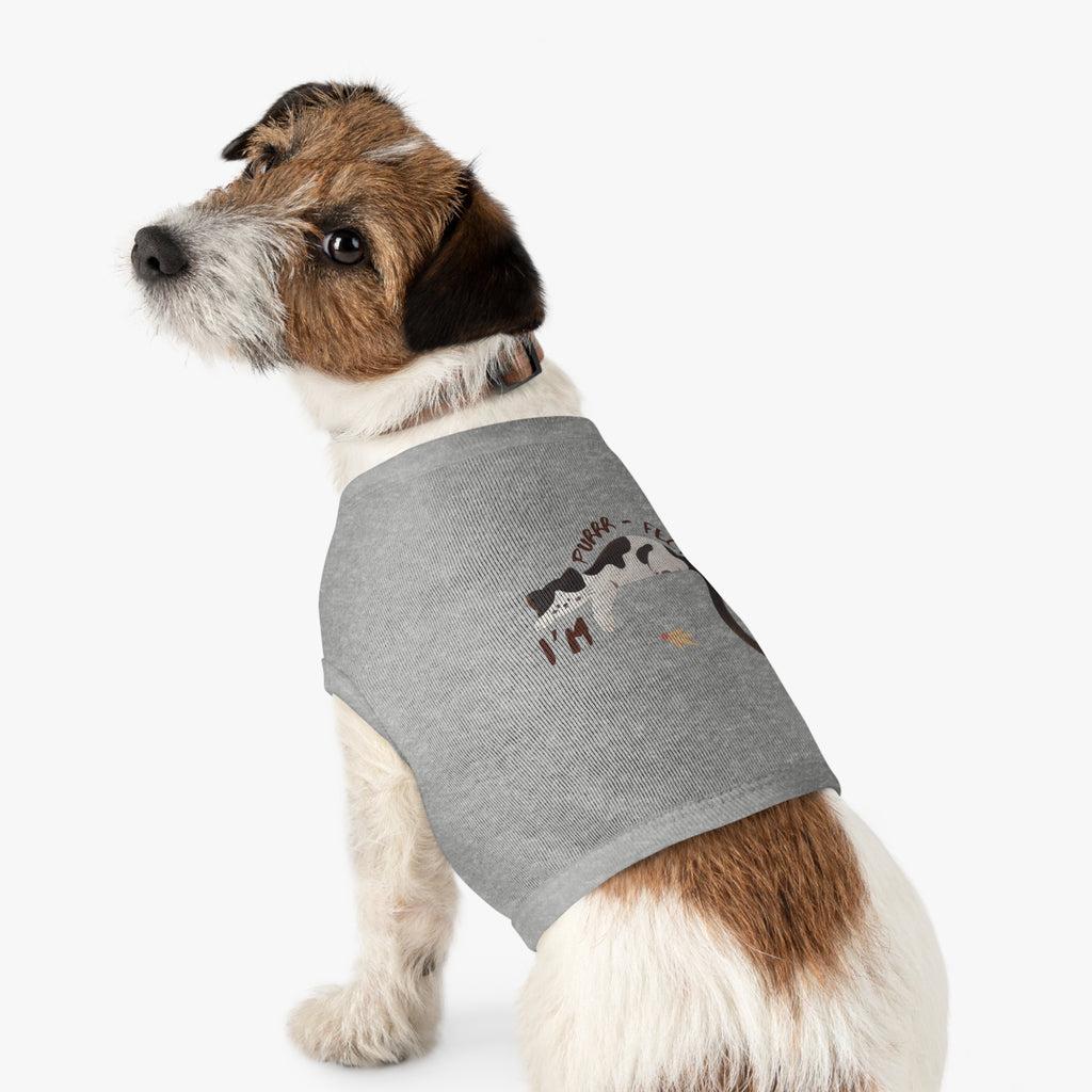 Cat Pet Tank Top - "Purr-fect" Sleeping Cat Design