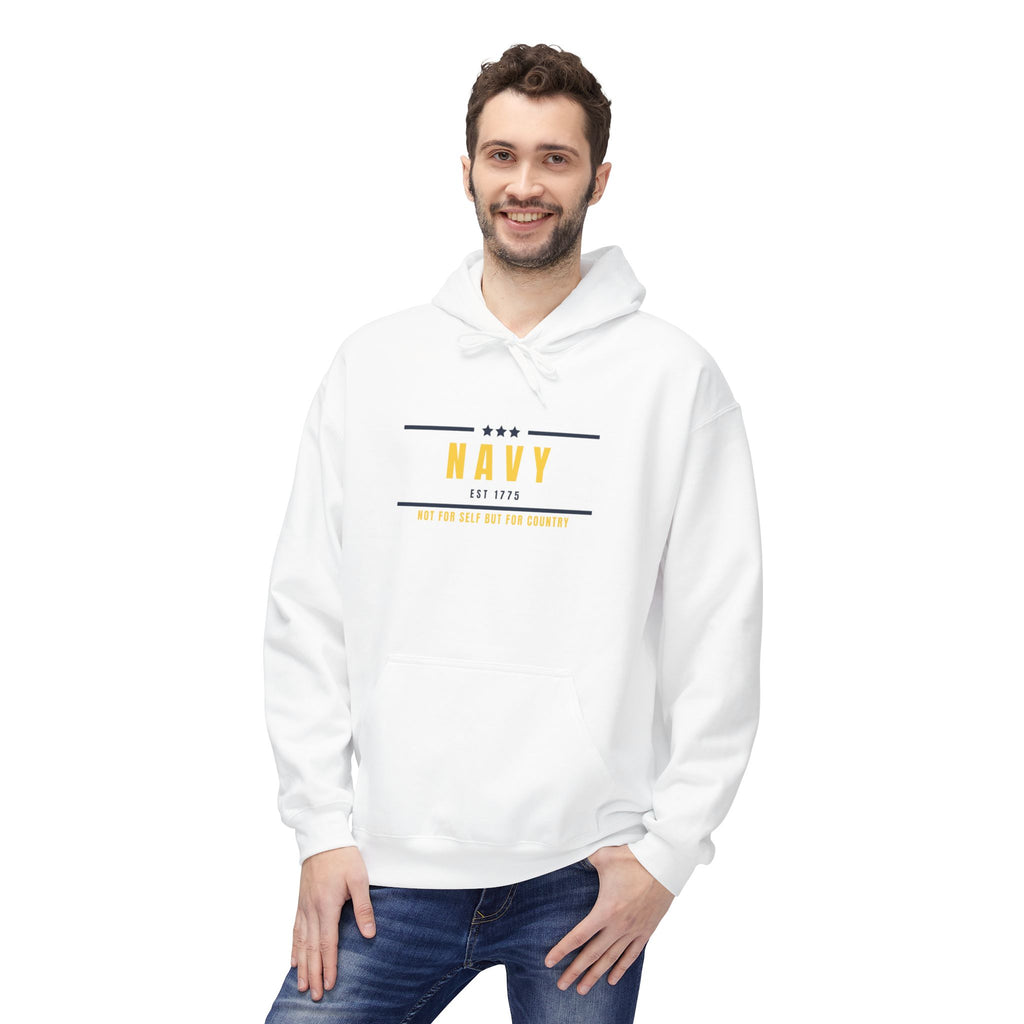 Navy Est. Hoodie — Military Pride Pullover