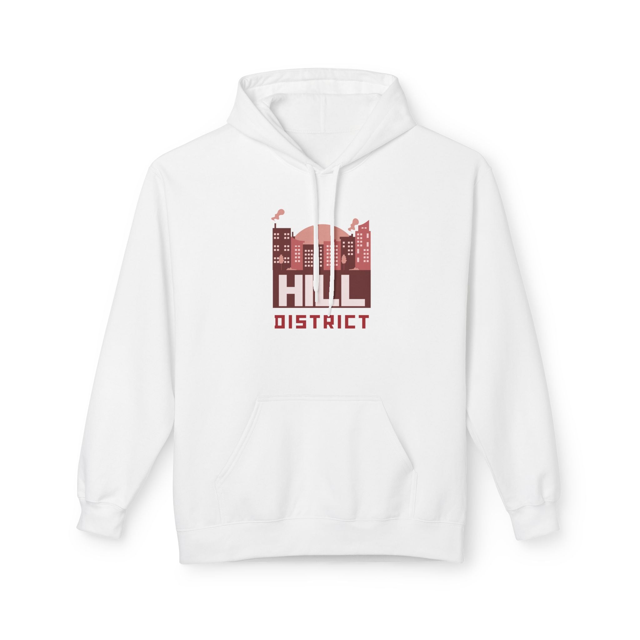 Hill District Hoodie — Vintage Cityscape Graphic Pullover
