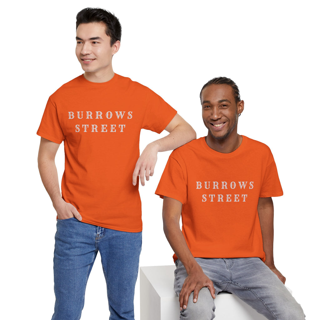 Burrows Street T-Shirt — Minimal Vintage Street Name Tee