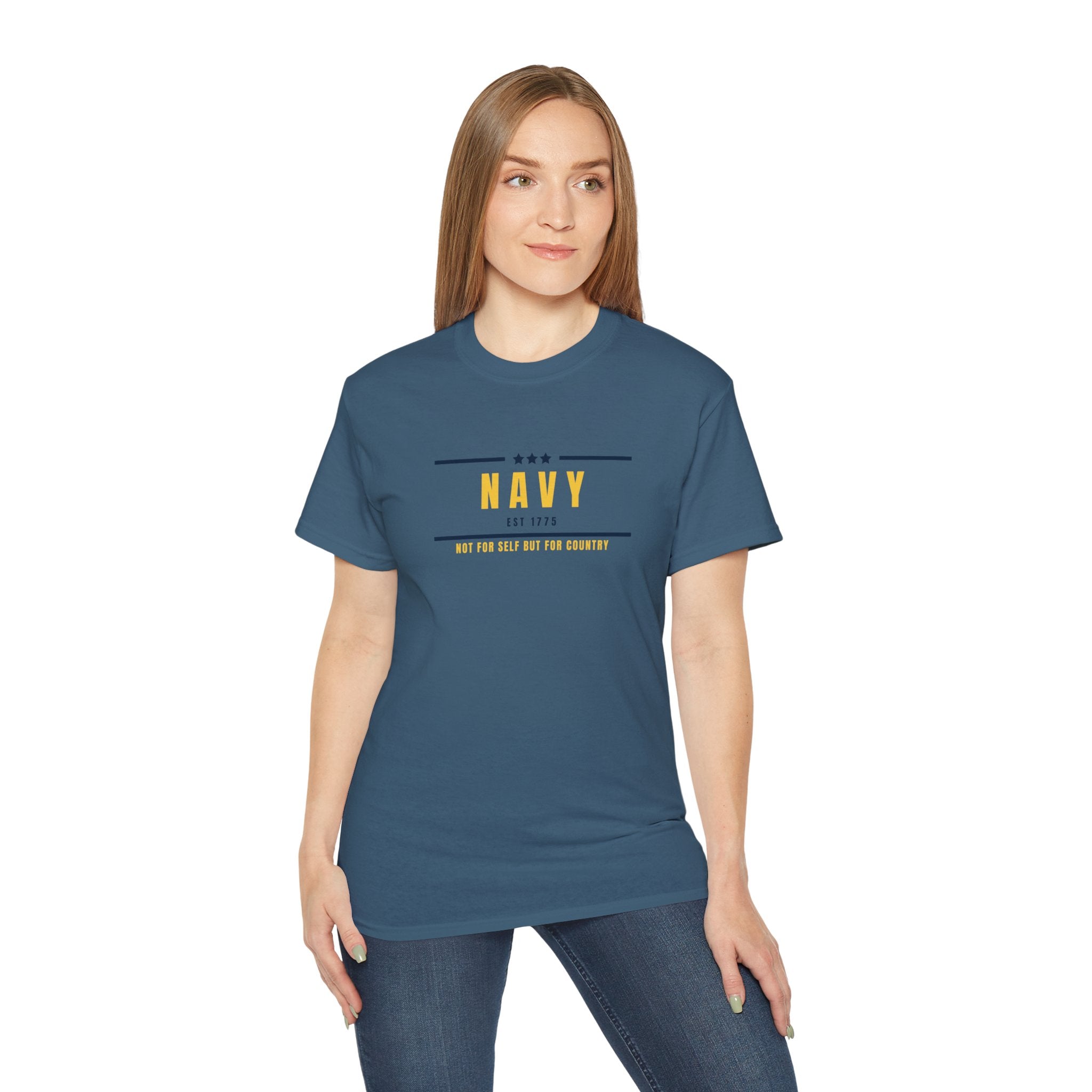 Navy Est. 1775 Military Graphic Tee — Veteran & Navy Support Shirt