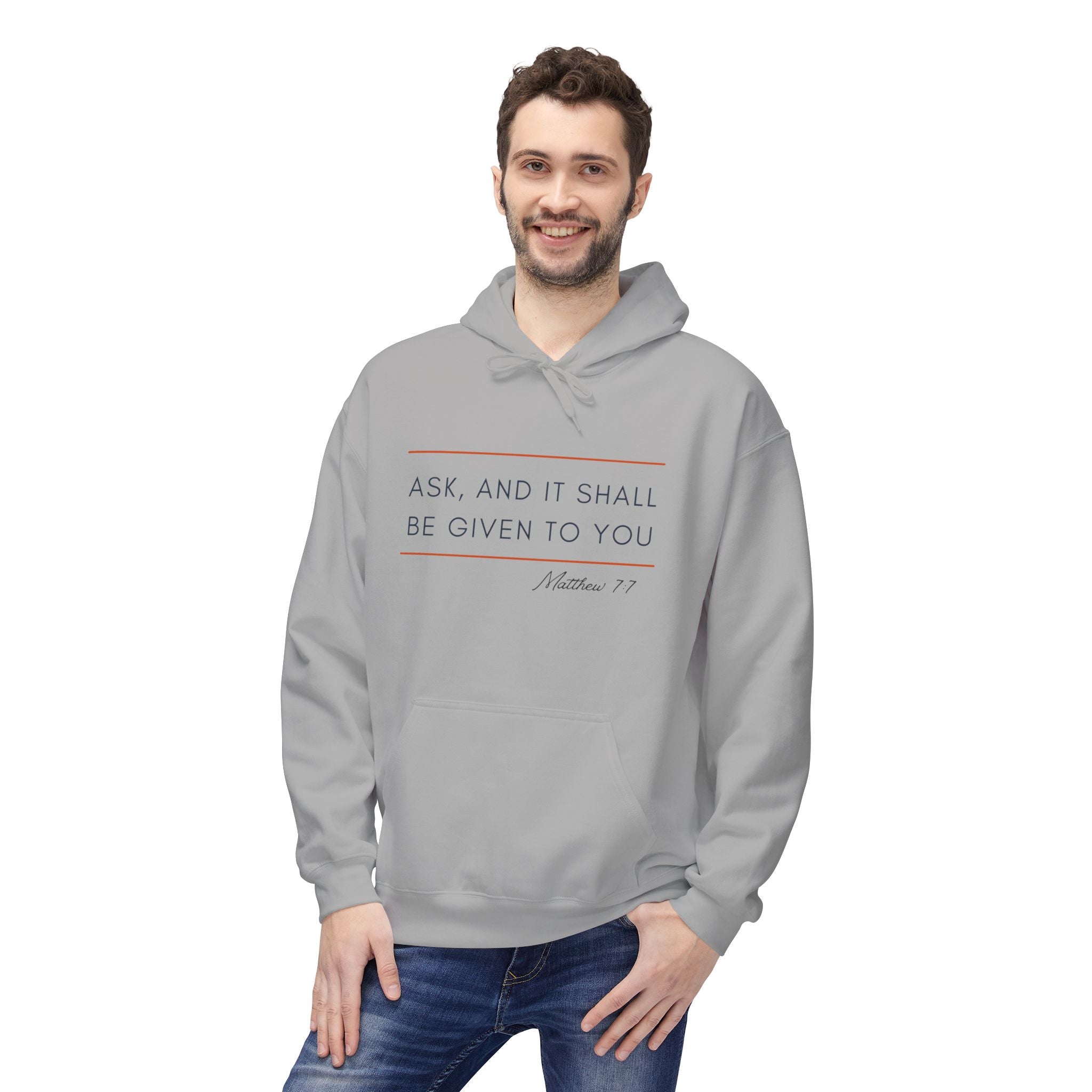 Minimalist Inspirational Hoodie — “As An Individual Be Uniquely You”