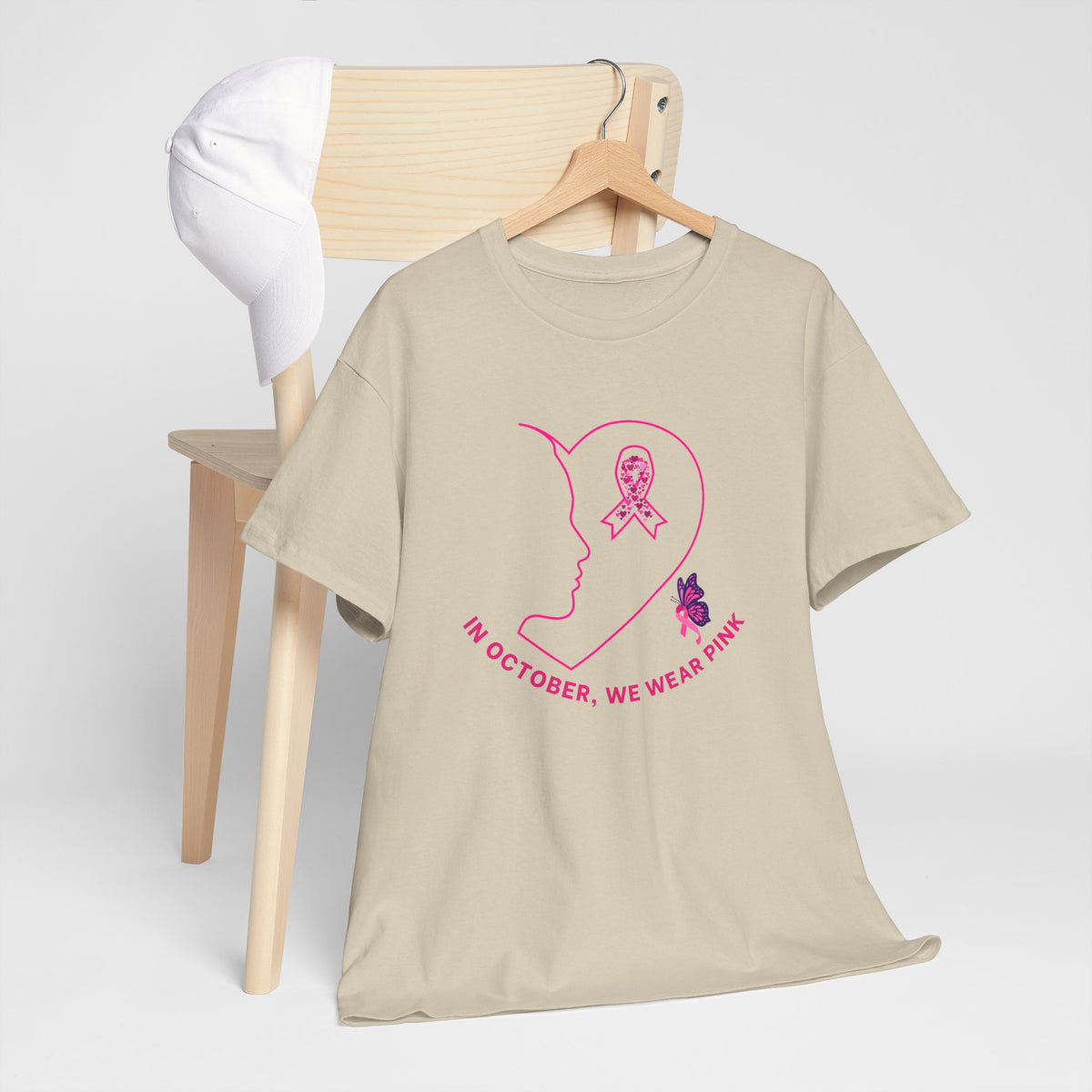 Breast Cancer Awareness T-Shirt — "In October, We Wear Pink" Tee