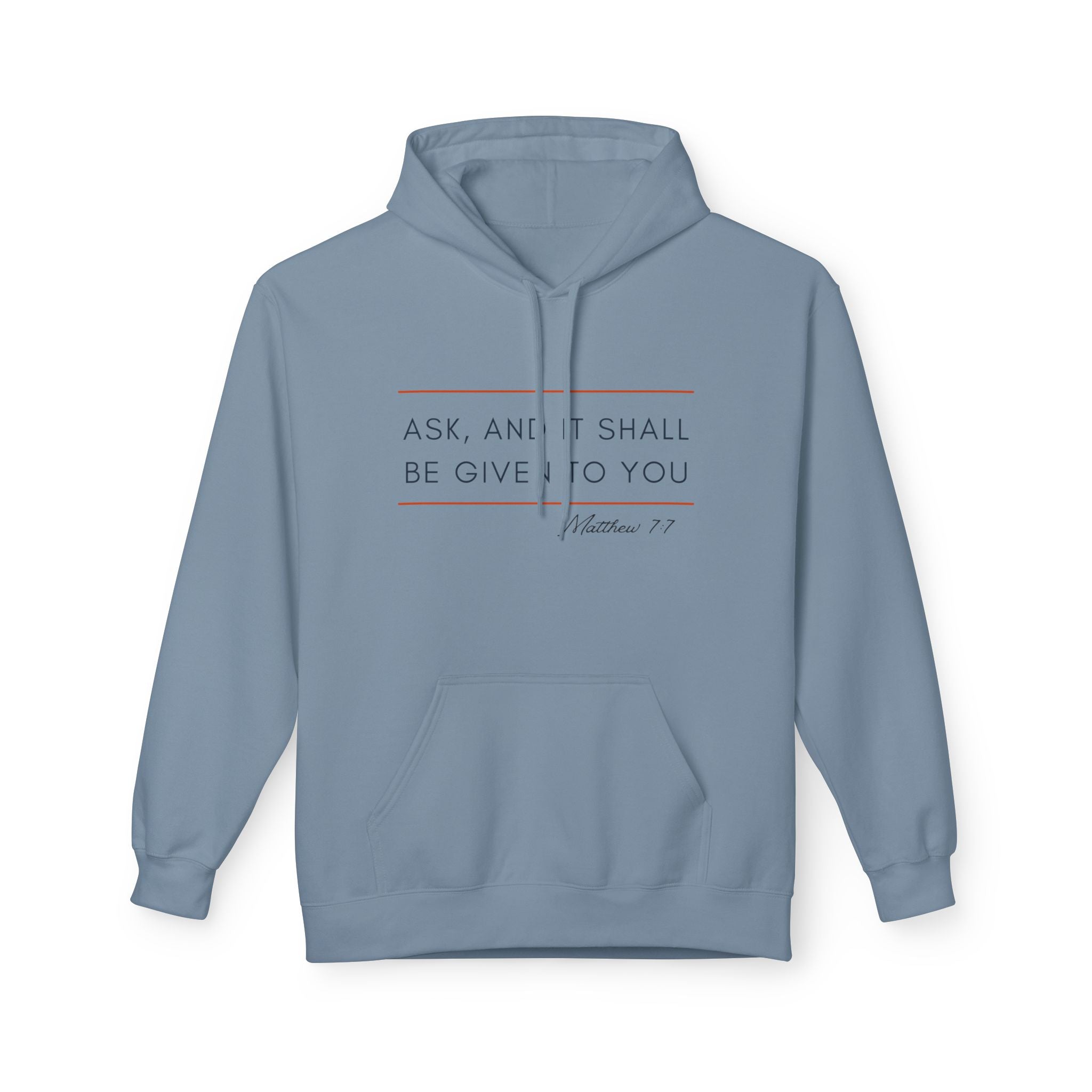 Minimalist Inspirational Hoodie — “As An Individual Be Uniquely You”