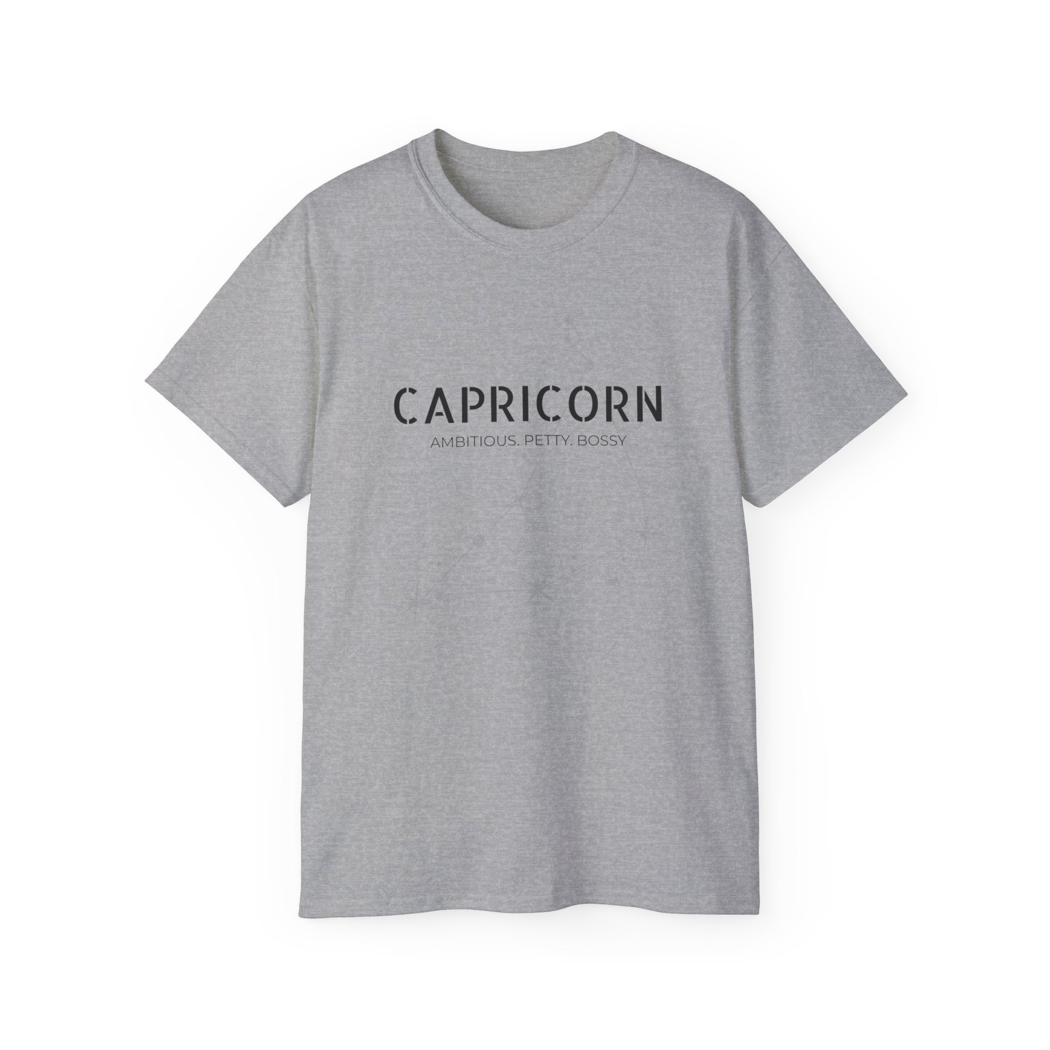 Capricorn Zodiac Tee — Minimal Astrology Shirt