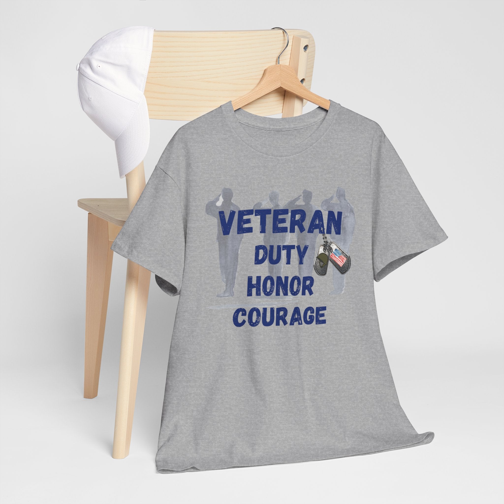 Veteran Duty Honor Courage T-Shirt – Military Tribute Tee