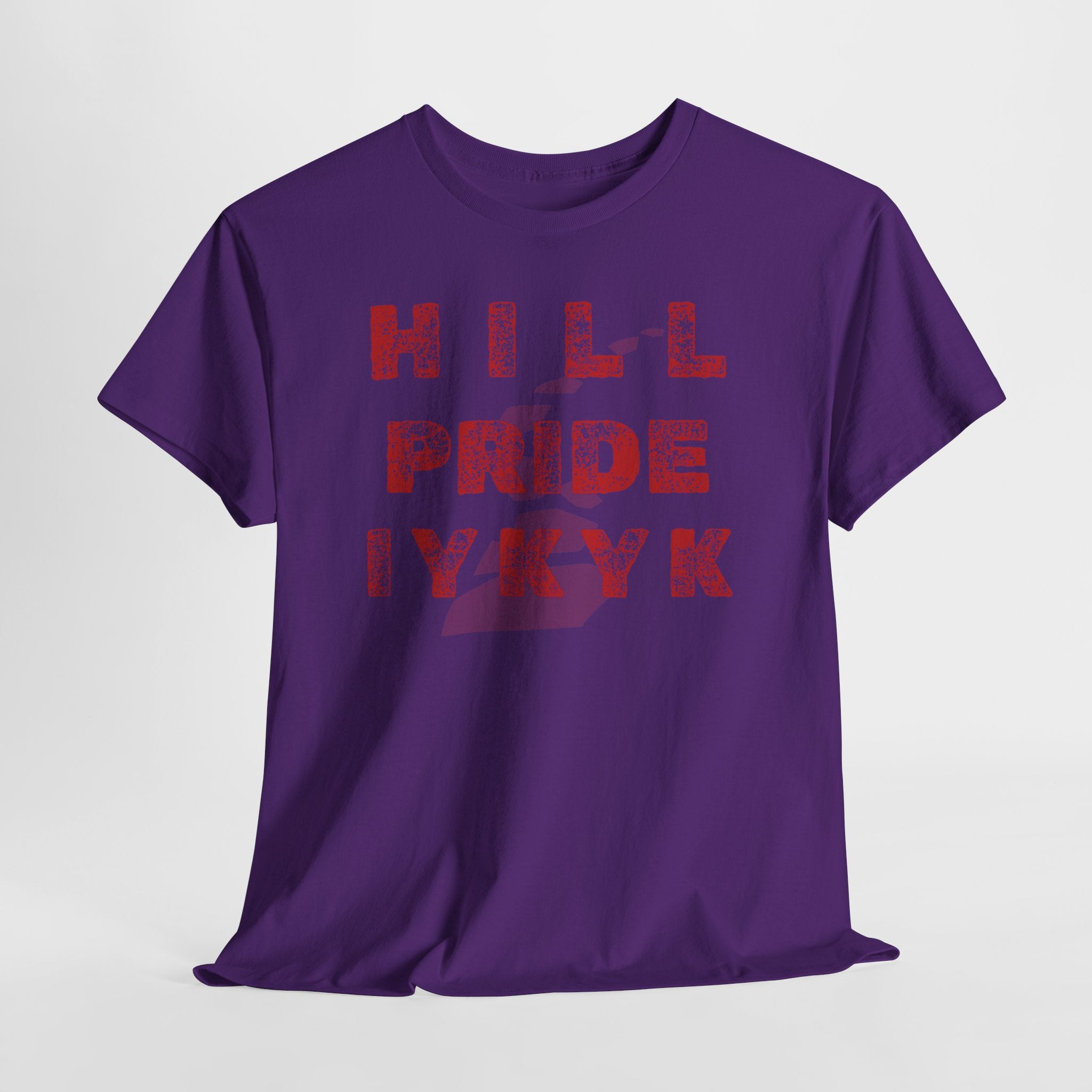 Hill Pride Cobblestone Road Graphic Tee — Red Brick Path Text Design