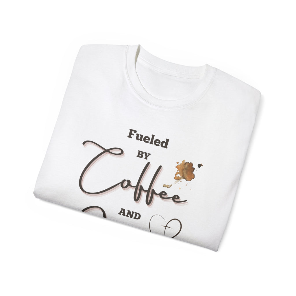 Coffee and Jesus T‑Shirt — "Fueled by Coffee and Jesus" Faith Graphic Tee