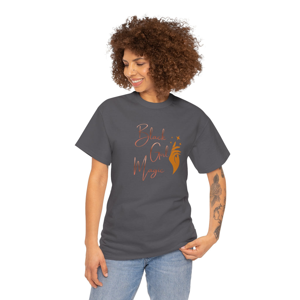 Black Girl Magic T-Shirt — Empowerment Tee with Feminine Illustration