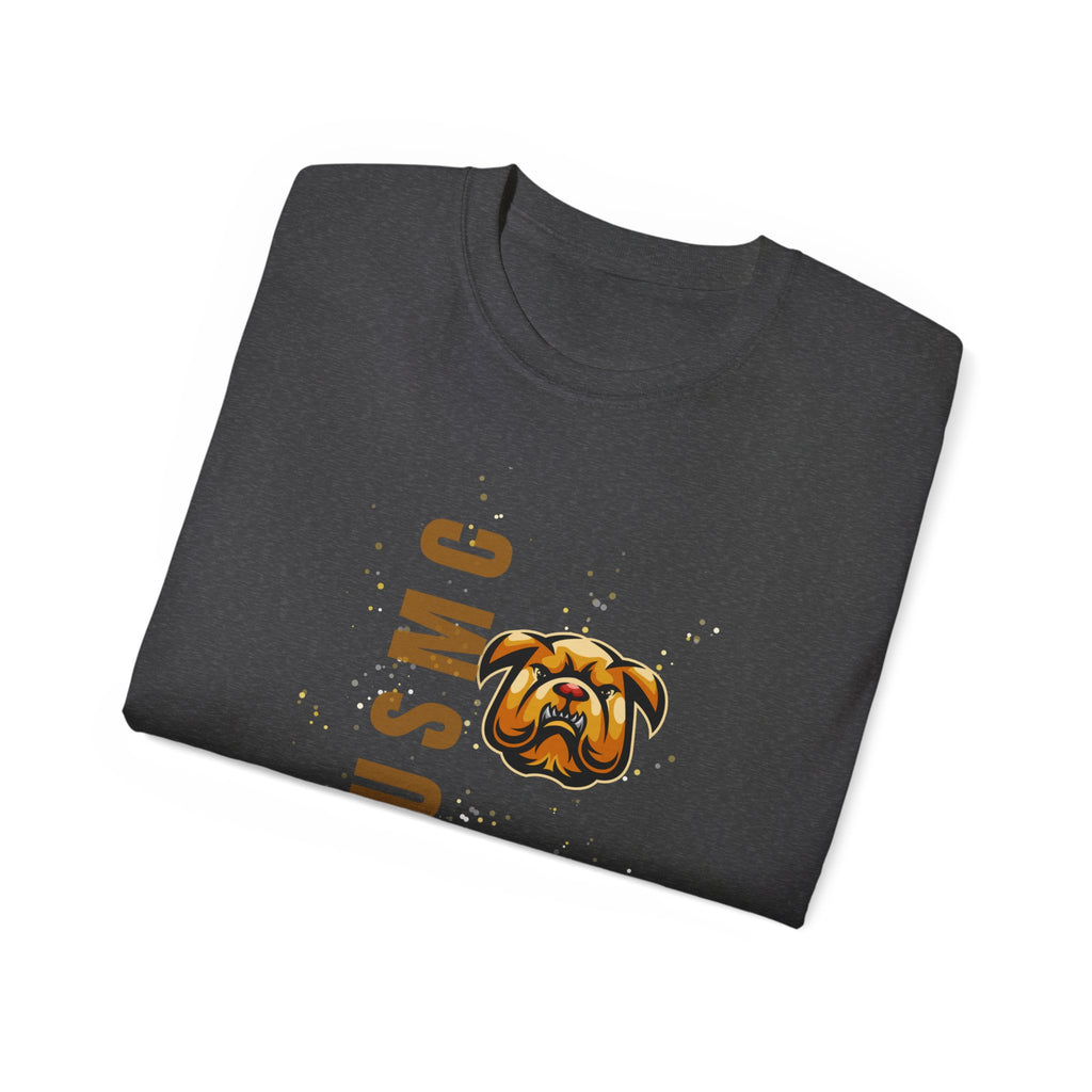 USMC Jarhead Bulldog T‑Shirt — Marine Corps Vertical Logo Tee