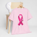 Breast Cancer Awareness Tee — Pink Ribbon with Boxing Gloves