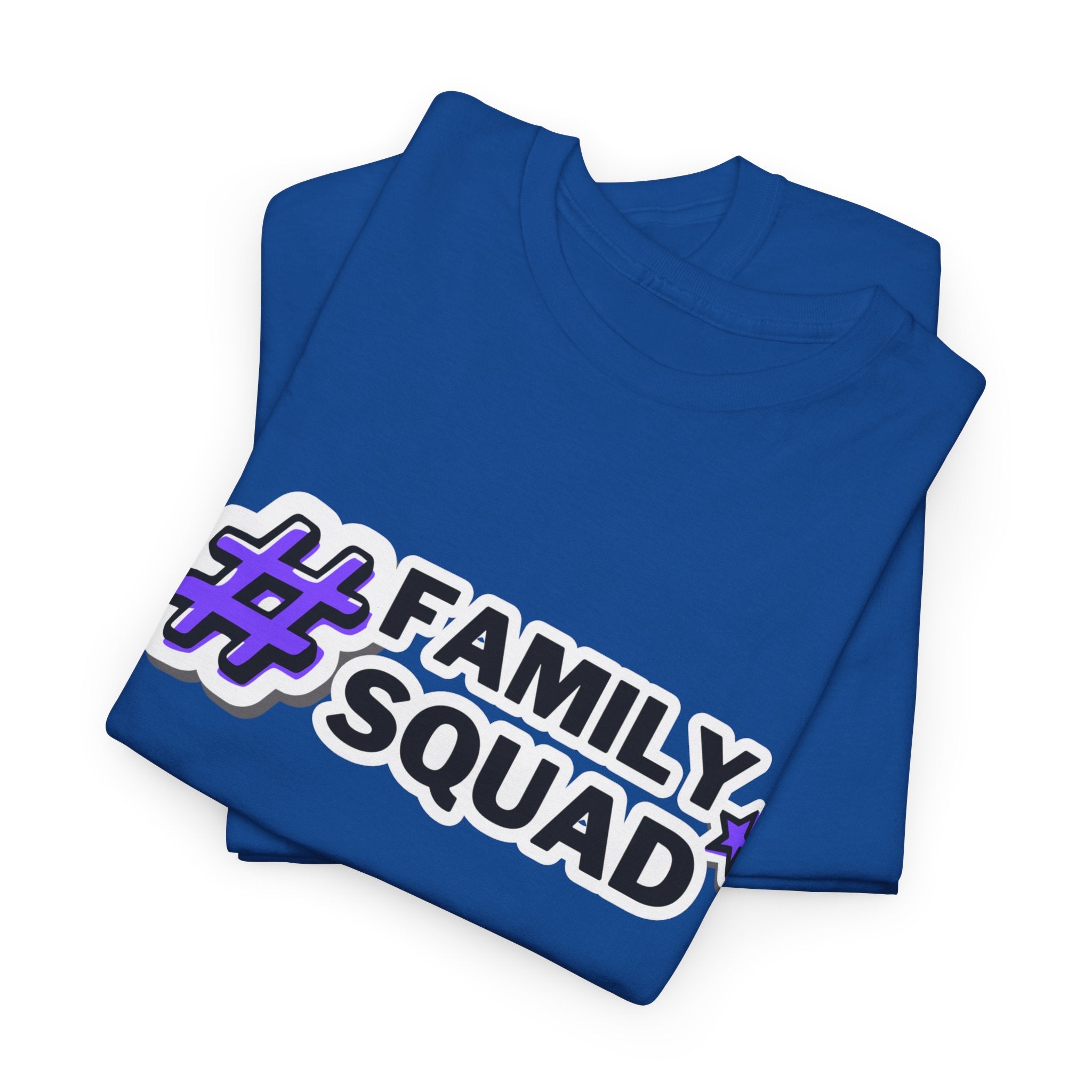 Family Squad T-Shirt — #FamilySquad Graphic Tee for Matching Family Outfits