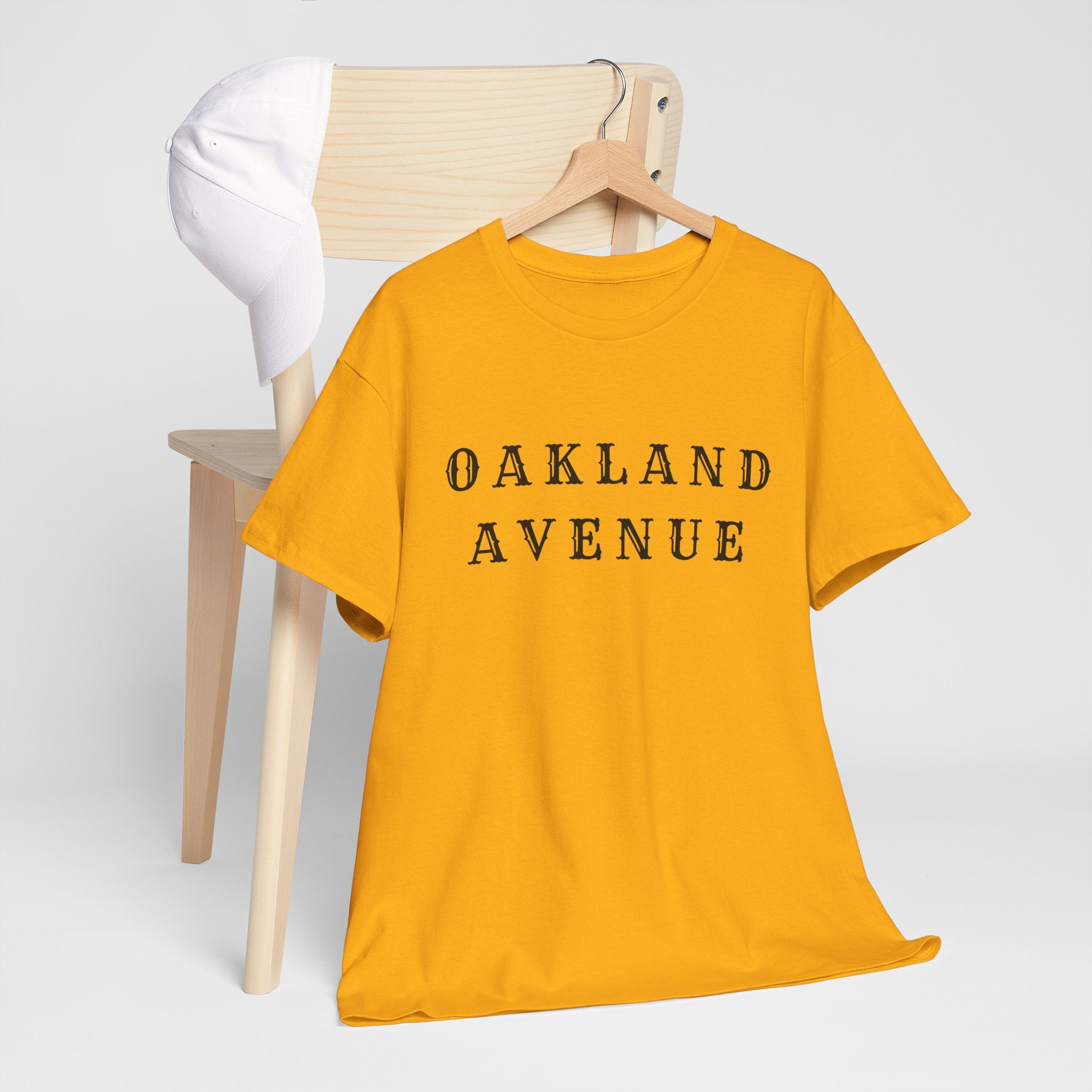 Oakland Avenue Throwback Tee — Minimal Streetwear Graphic T-Shirt