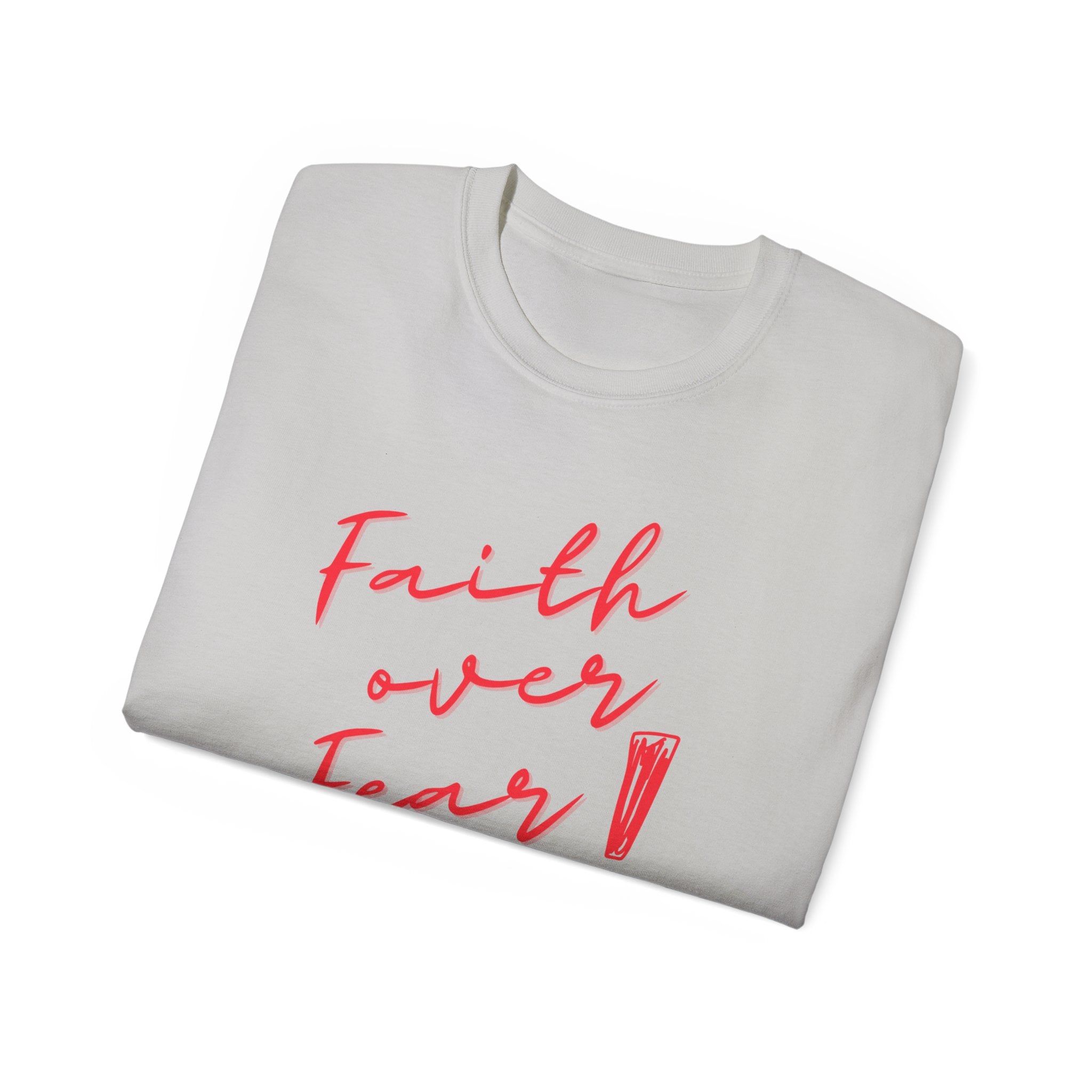 Faith Over Fear T‑Shirt — Inspirational Christian Tee