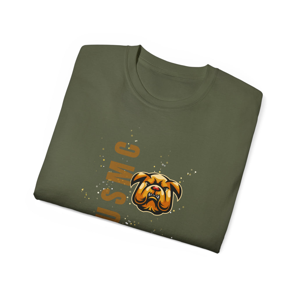 USMC Jarhead Bulldog T‑Shirt — Marine Corps Vertical Logo Tee