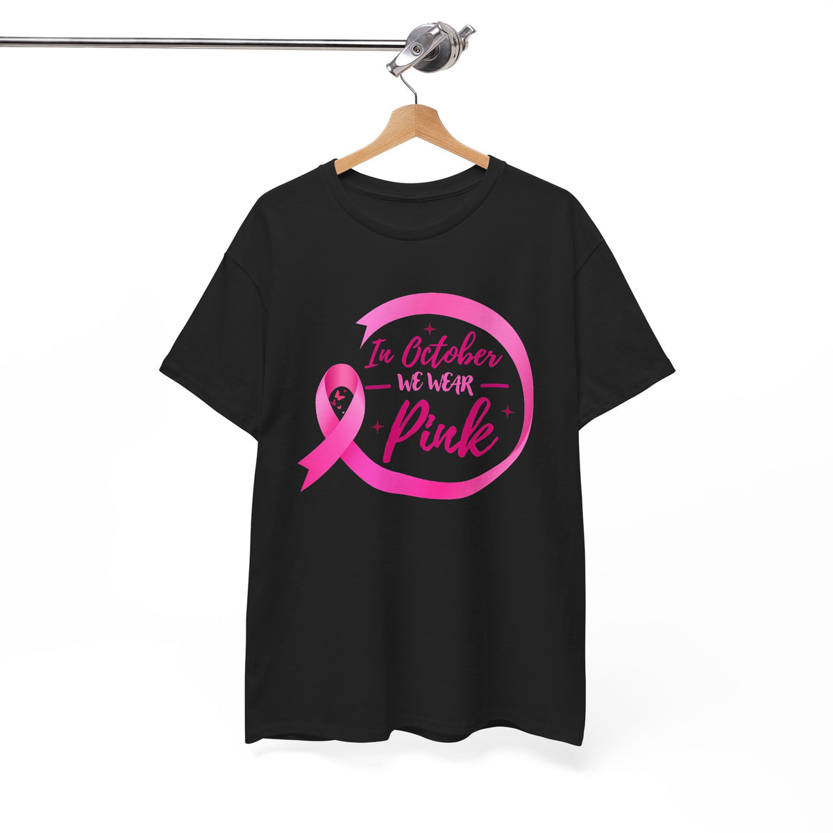 Breast Cancer Awareness Tee — "In October We Wear Pink"