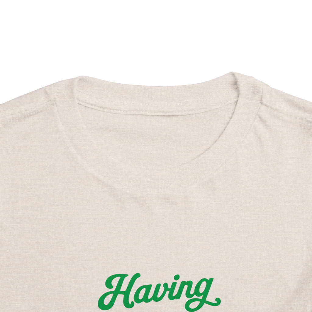 Having a Meltdown Snowman Christmas Toddler Short Sleeve Tee