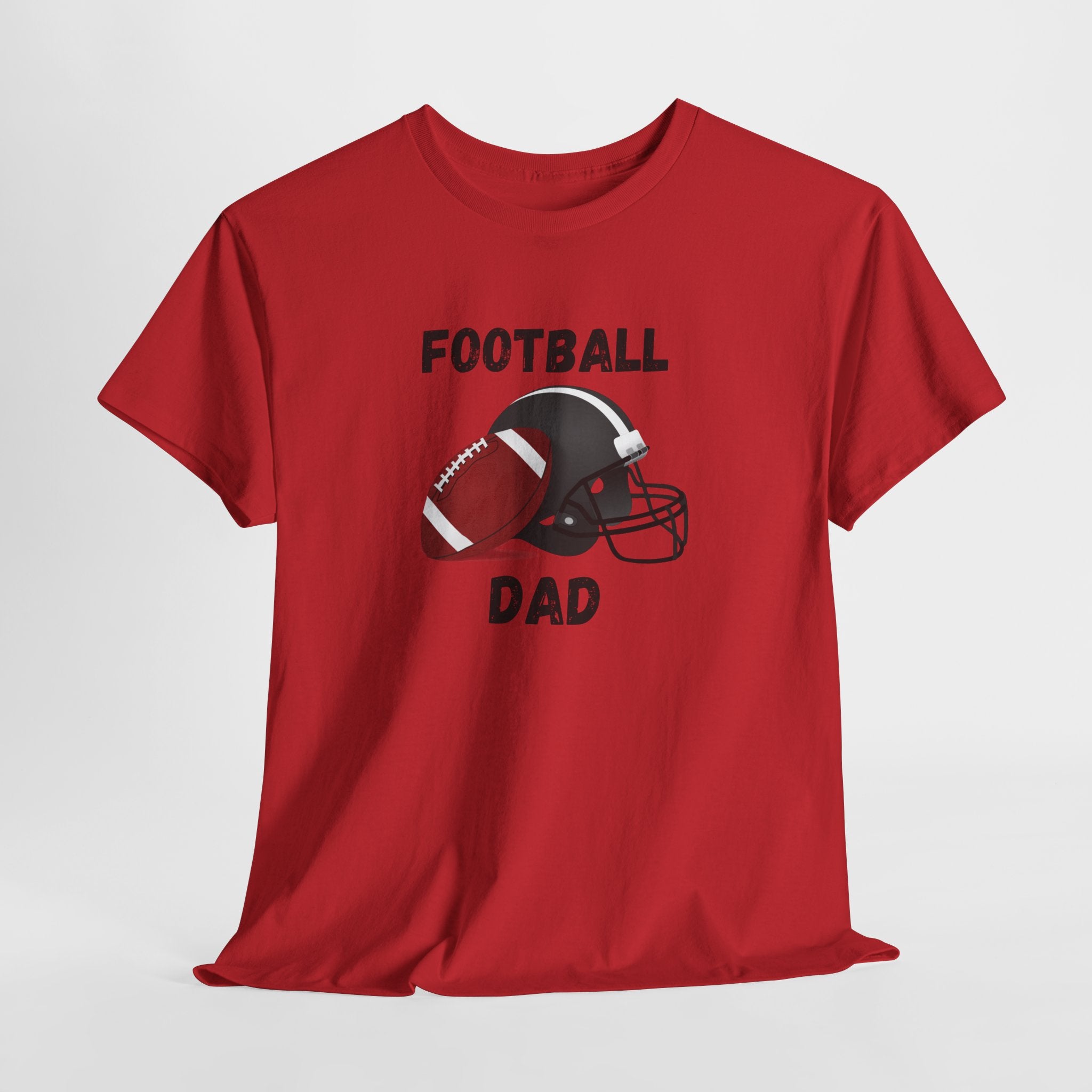 Football Dad T-Shirt — Classic Football & Helmet Tee for Proud Dads