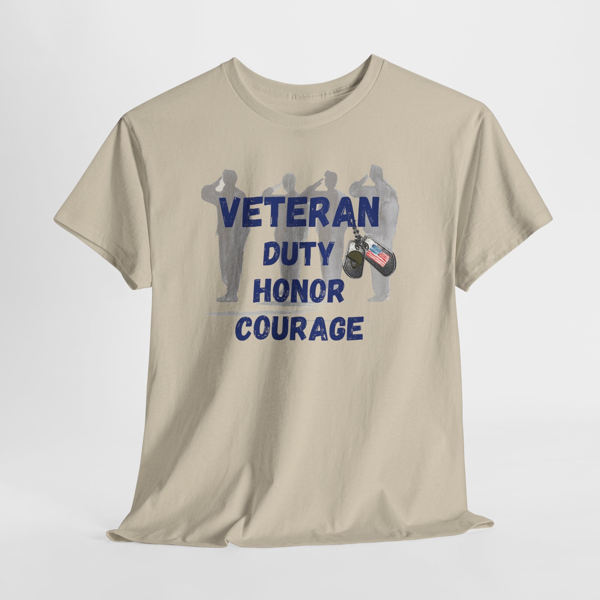 Veteran Duty Honor Courage T-Shirt – Military Tribute Tee