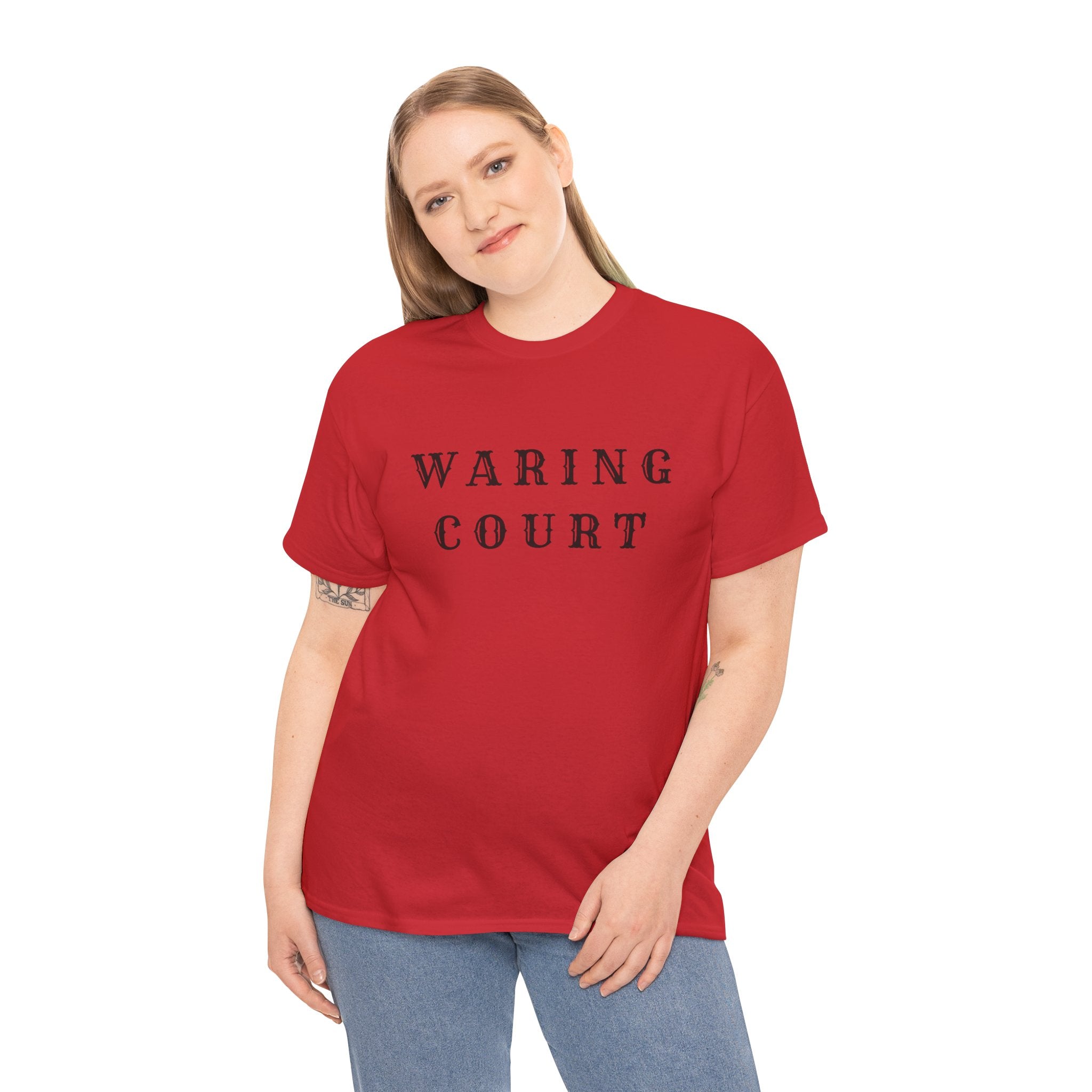 Waring Court Vintage Lettering T‑Shirt