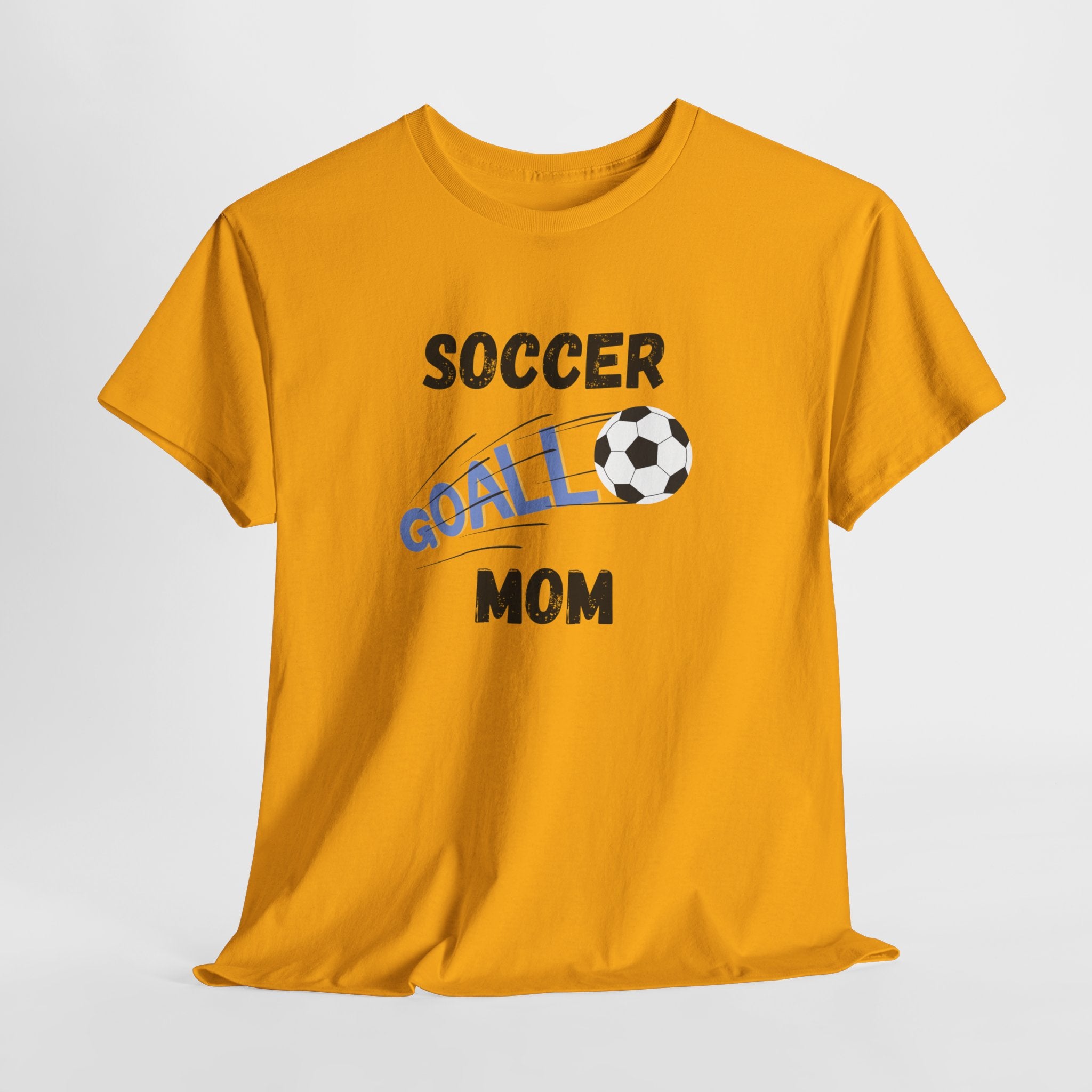 Soccer Mom T‑Shirt — 'Soccer Goal!' Graphic Tee with Soccer Ball