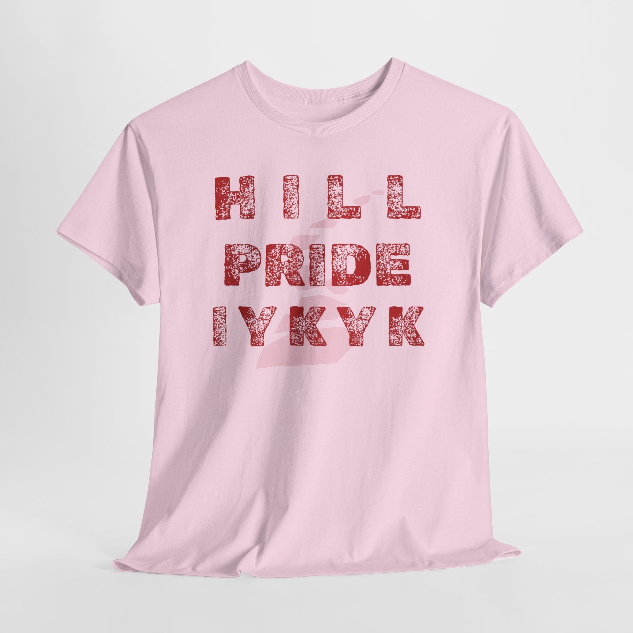 Hill Pride Cobblestone Road Graphic Tee — Red Brick Path Text Design