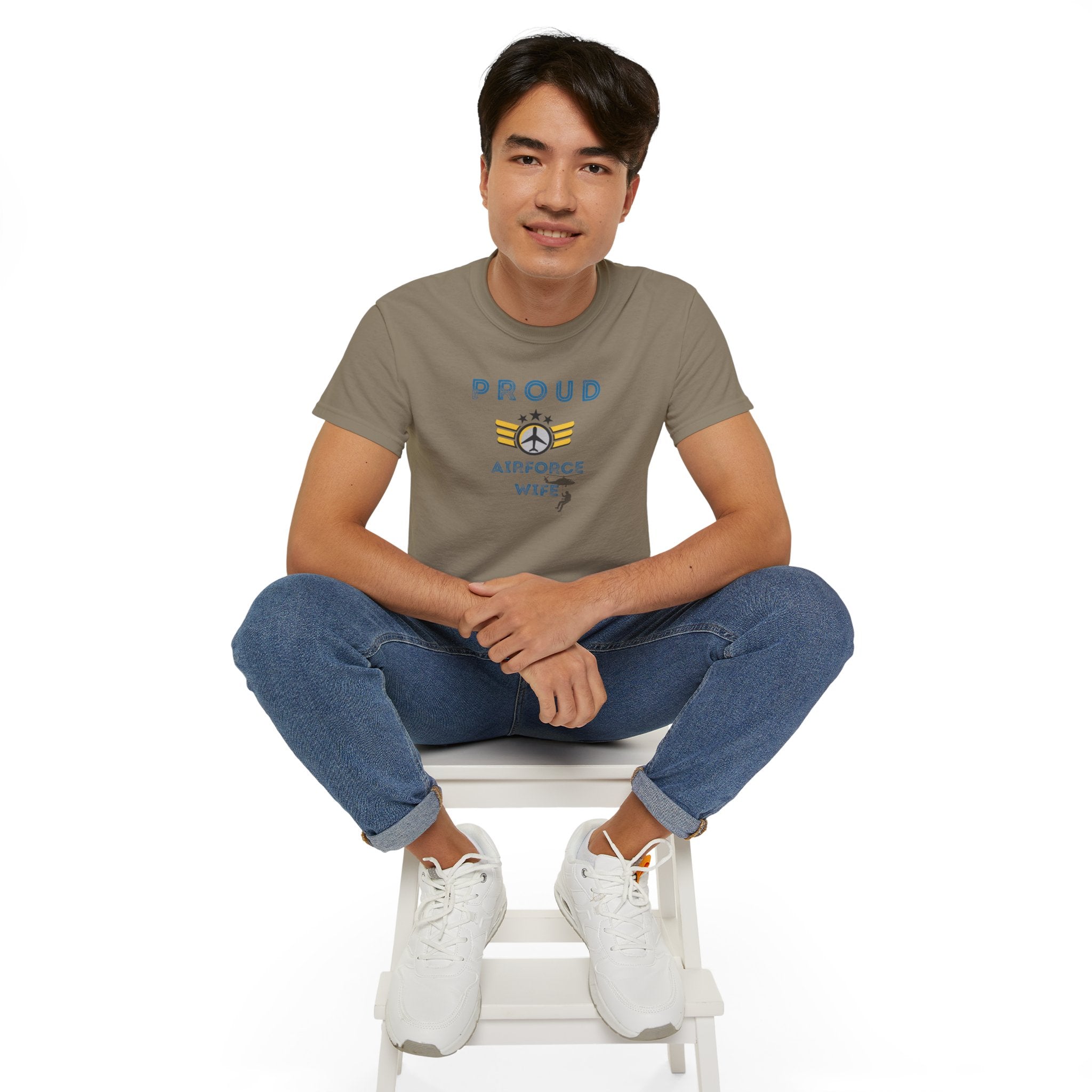 Proud Air Force Wife T-Shirt — Military Spouse Tee