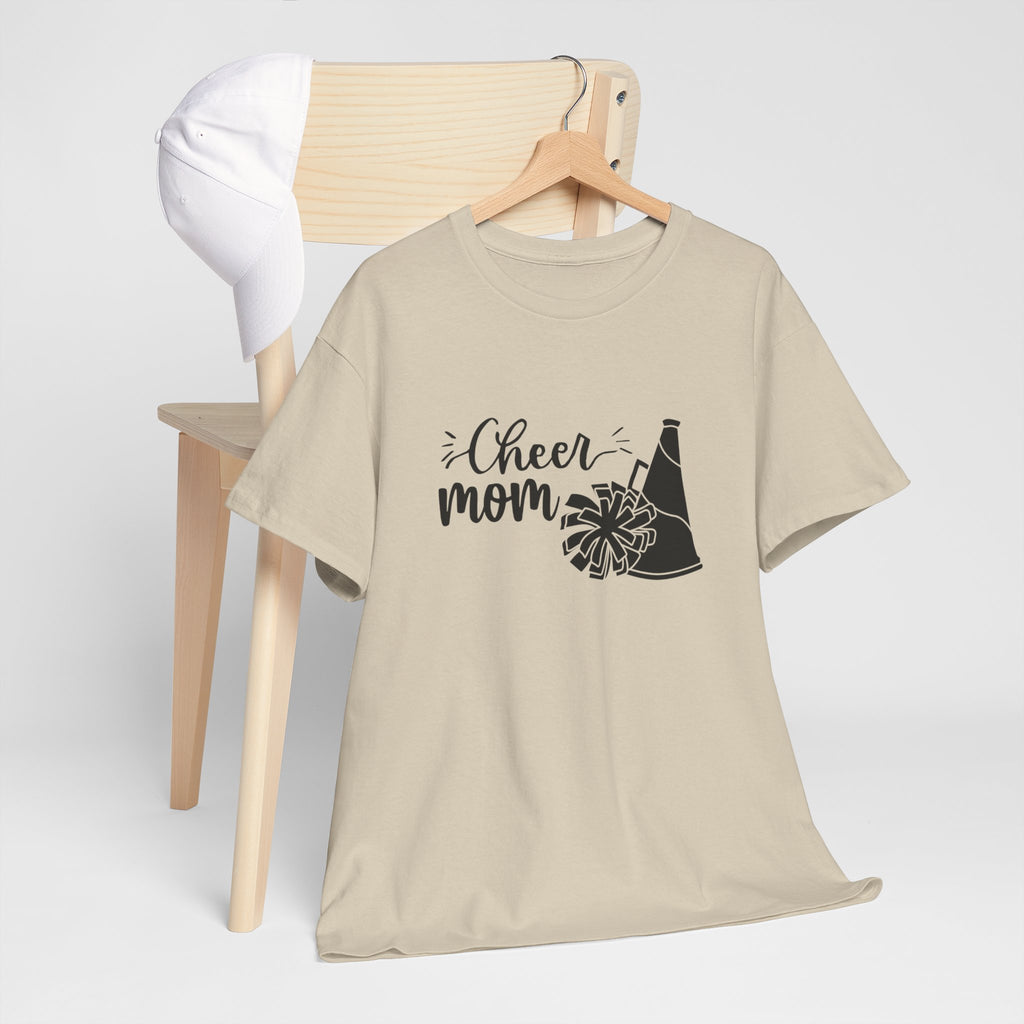 Cheer Mom T-Shirt — Pom Pom & Megaphone Mom Tee