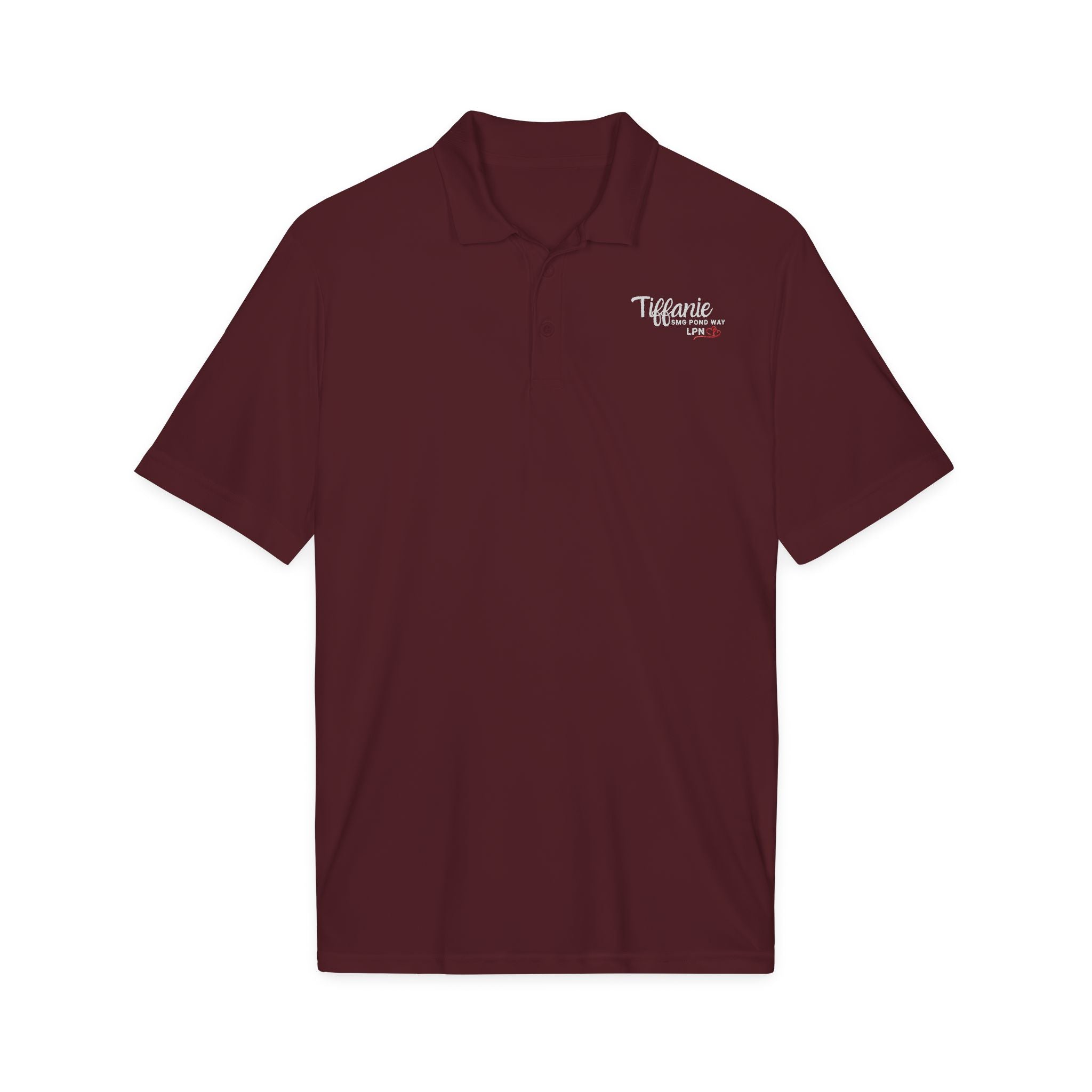 Tiffanie Work Logo with Heart Polo