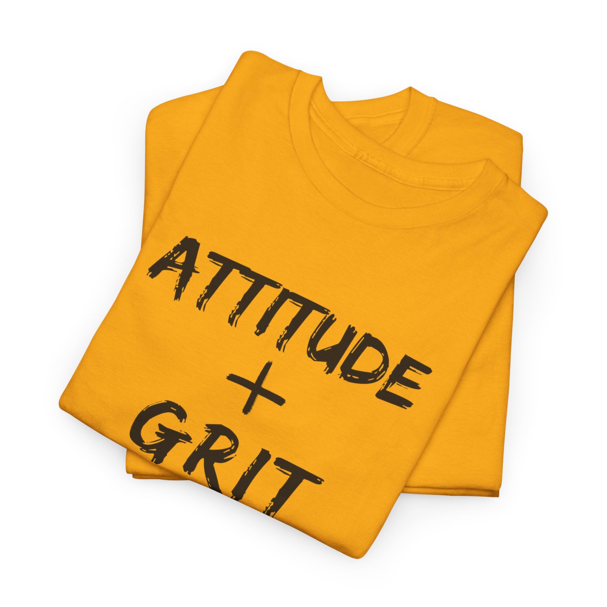 Hill Raised Tee — "Attitude + Grit" Graphic T-Shirt
