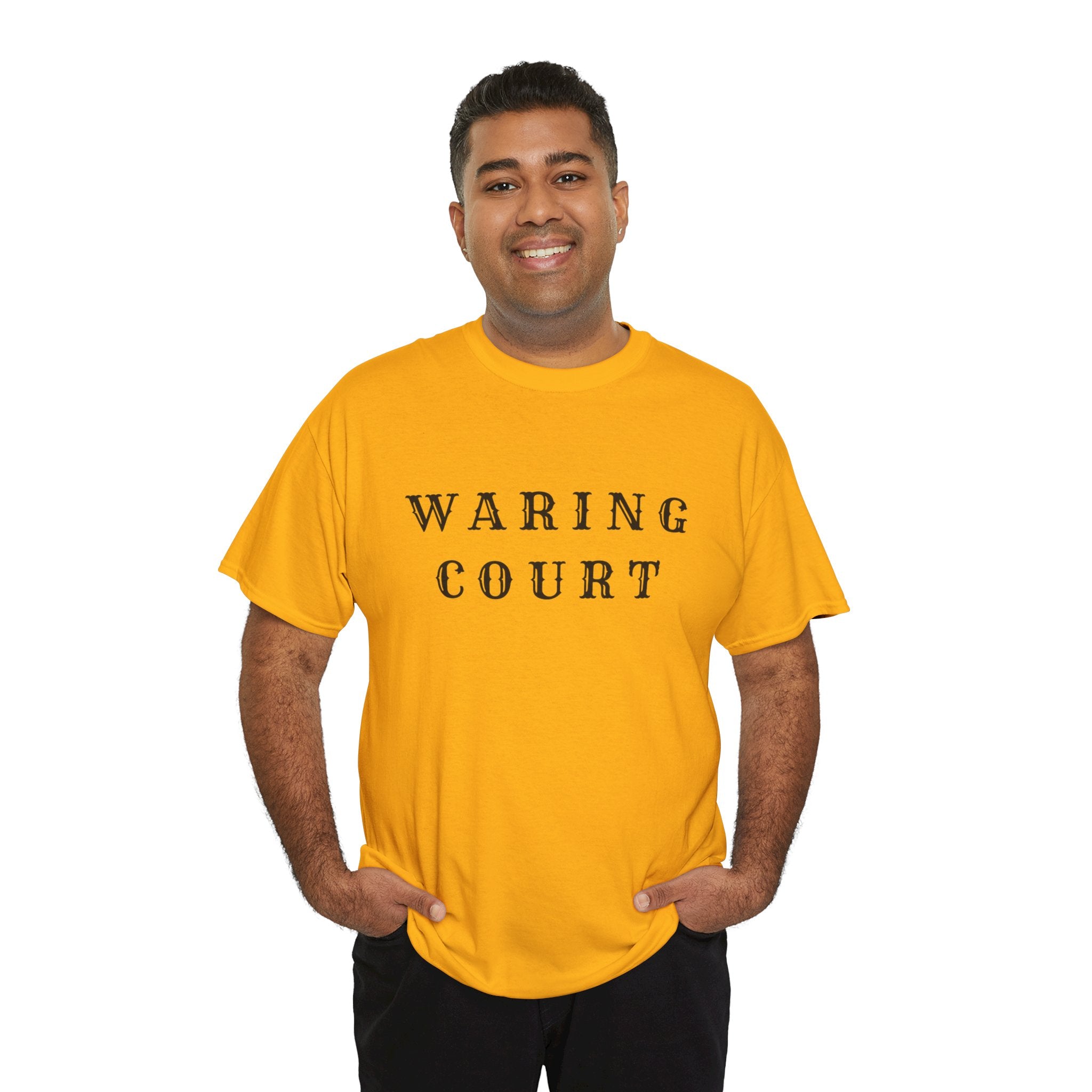 Waring Court Vintage Lettering T‑Shirt