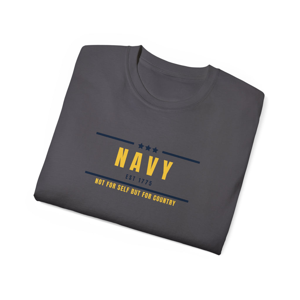 Navy Est. 1775 Military Graphic Tee — Veteran & Navy Support Shirt