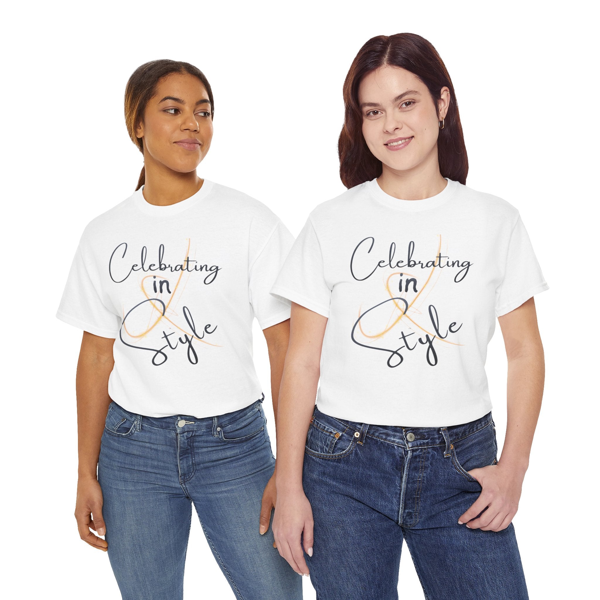 "Celebrating" T-Shirt — Celebratory Graphic Tee