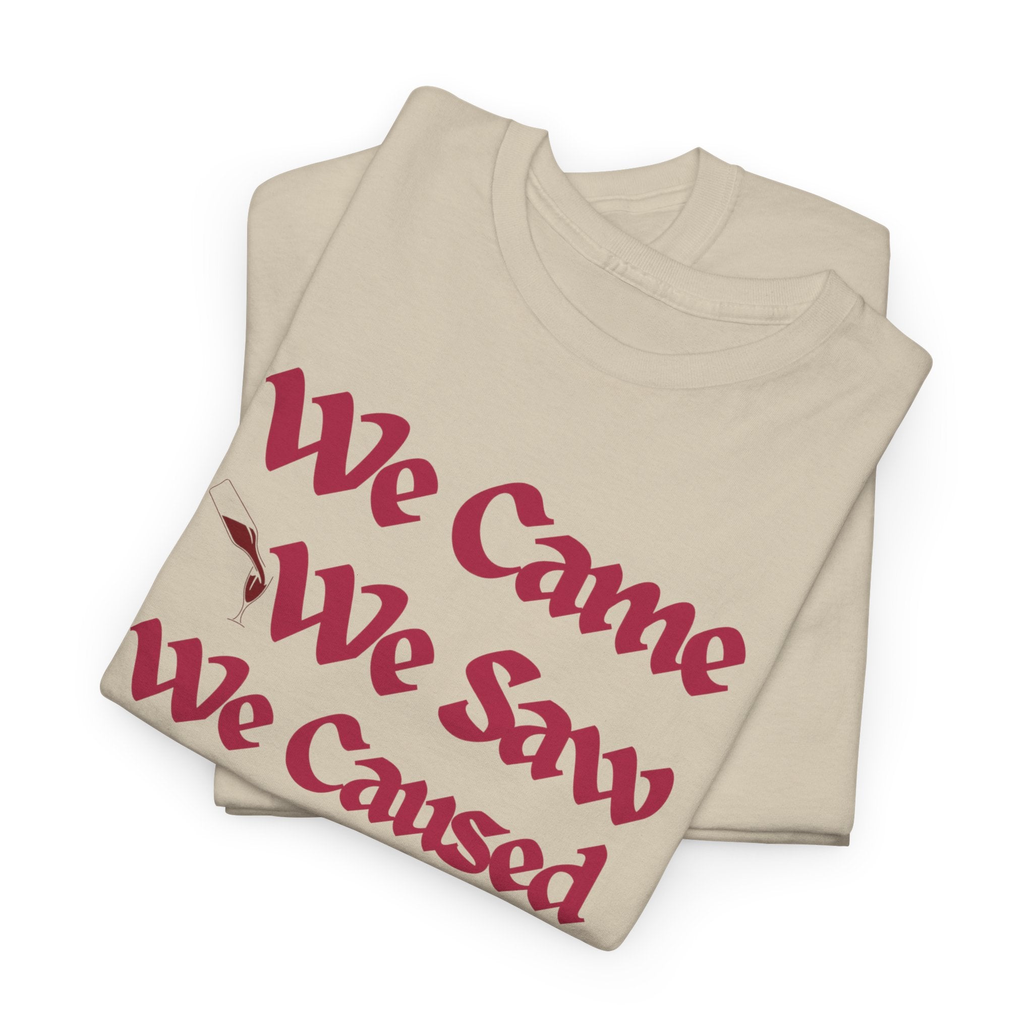 We Came We Saw We Caused A Scene T‑Shirt