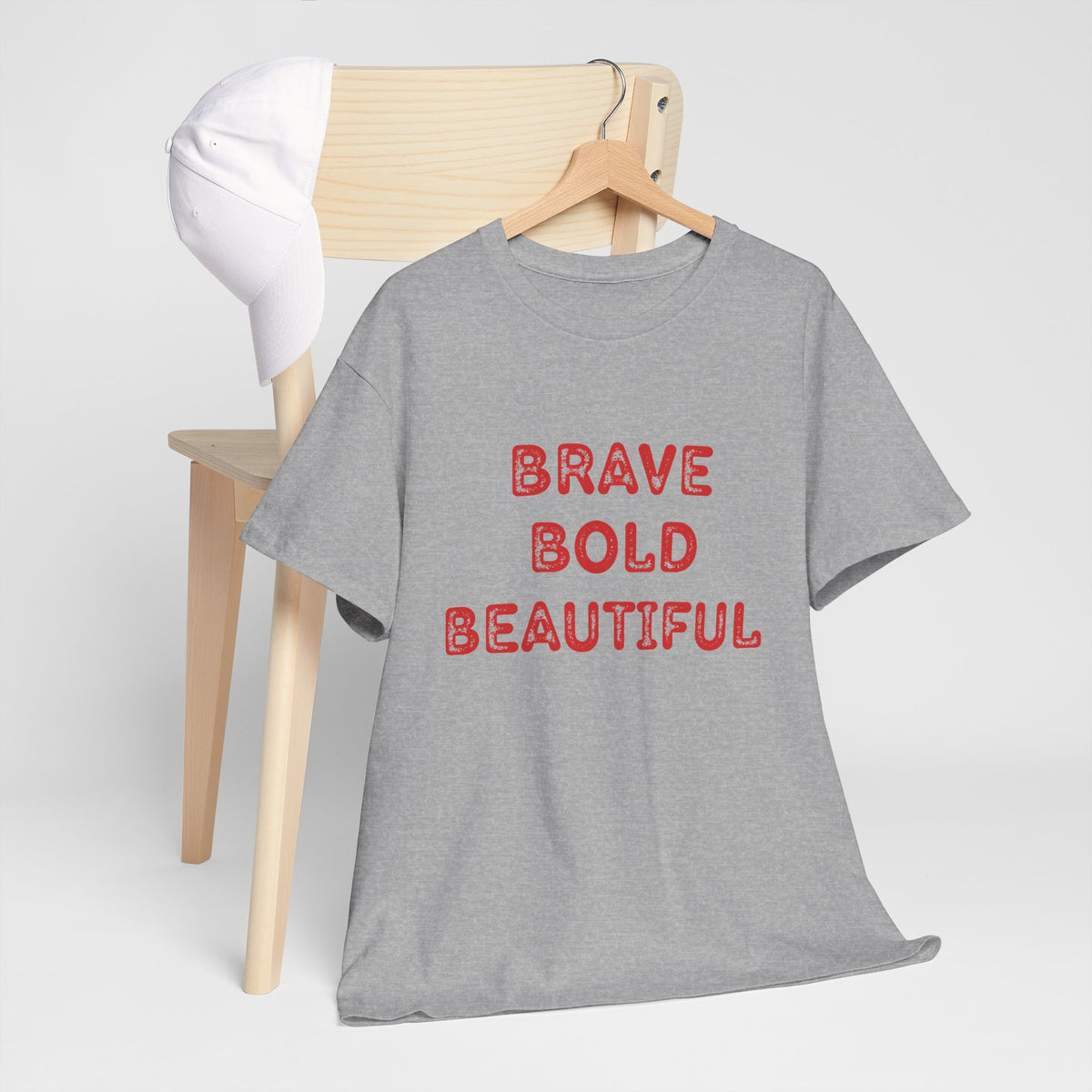 Brave Bold Beautiful Tee - Inspirational Graphic Shirt
