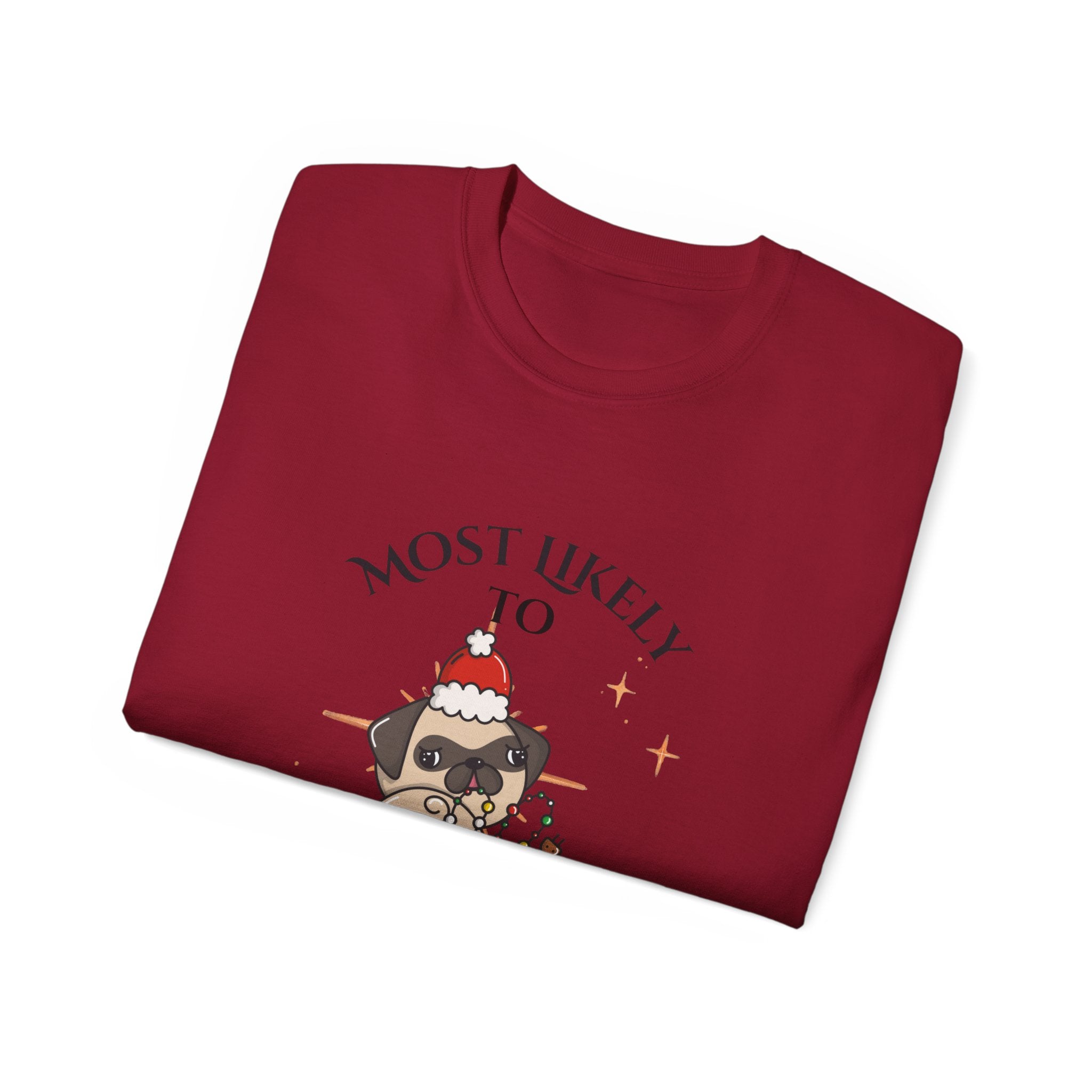 Most Likely to Eat All the Pumpkin Pie Funny Holiday Tee, Gift for Dog Lovers, Cute Pet Shirt, Thanksgiving Humor