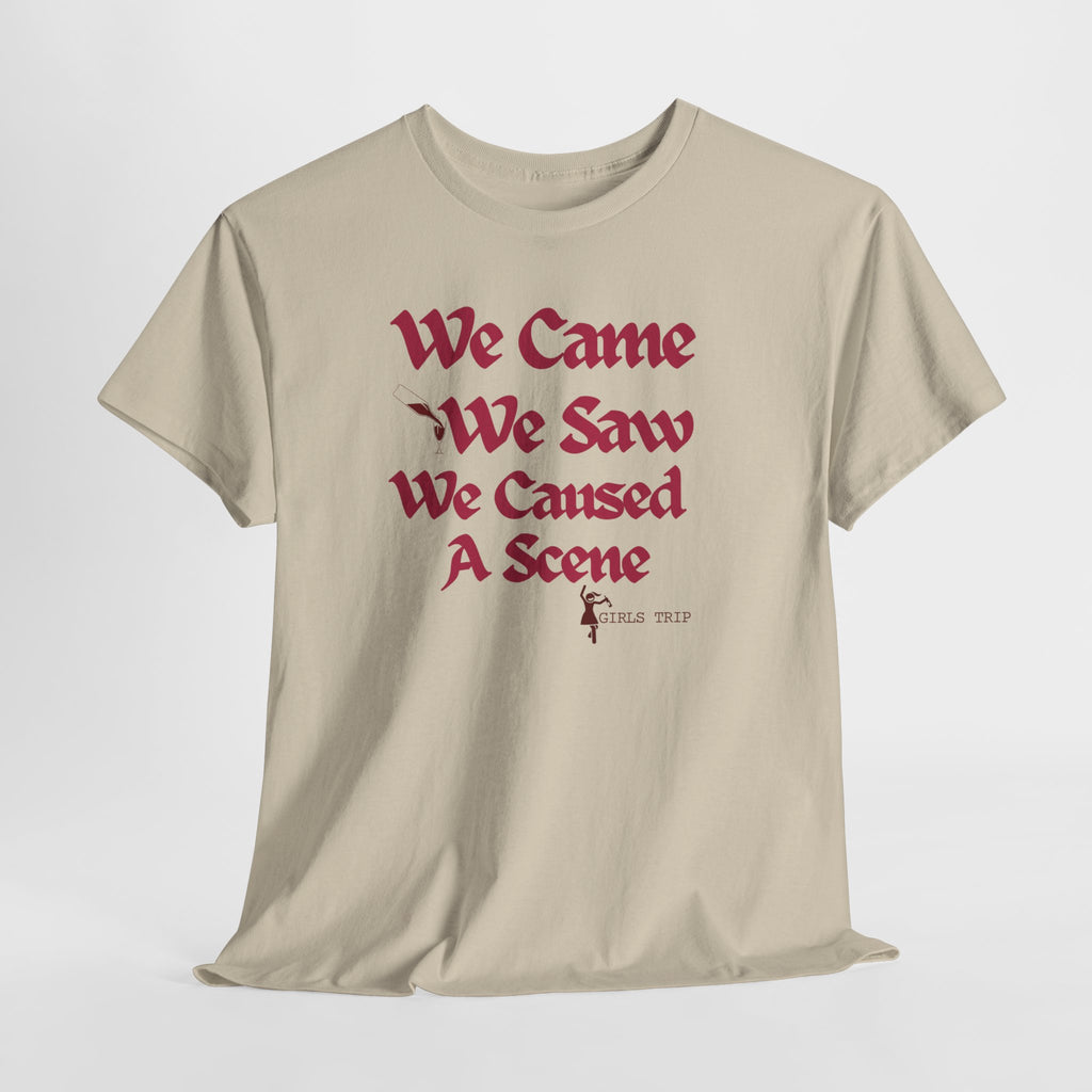 We Came We Saw We Caused A Scene T‑Shirt