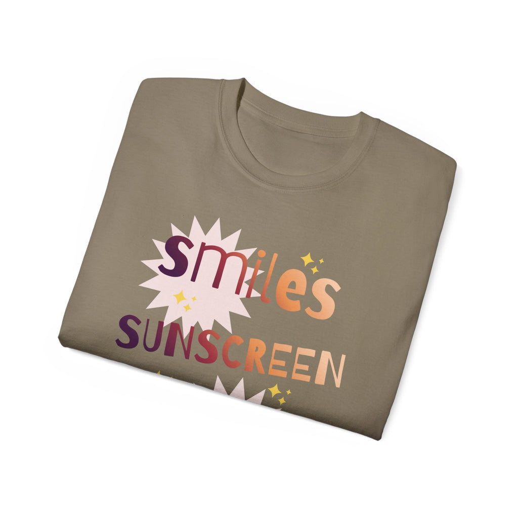 Smiles Sunscreen Shenanigans Tee — Fun Summer Beach Shirt